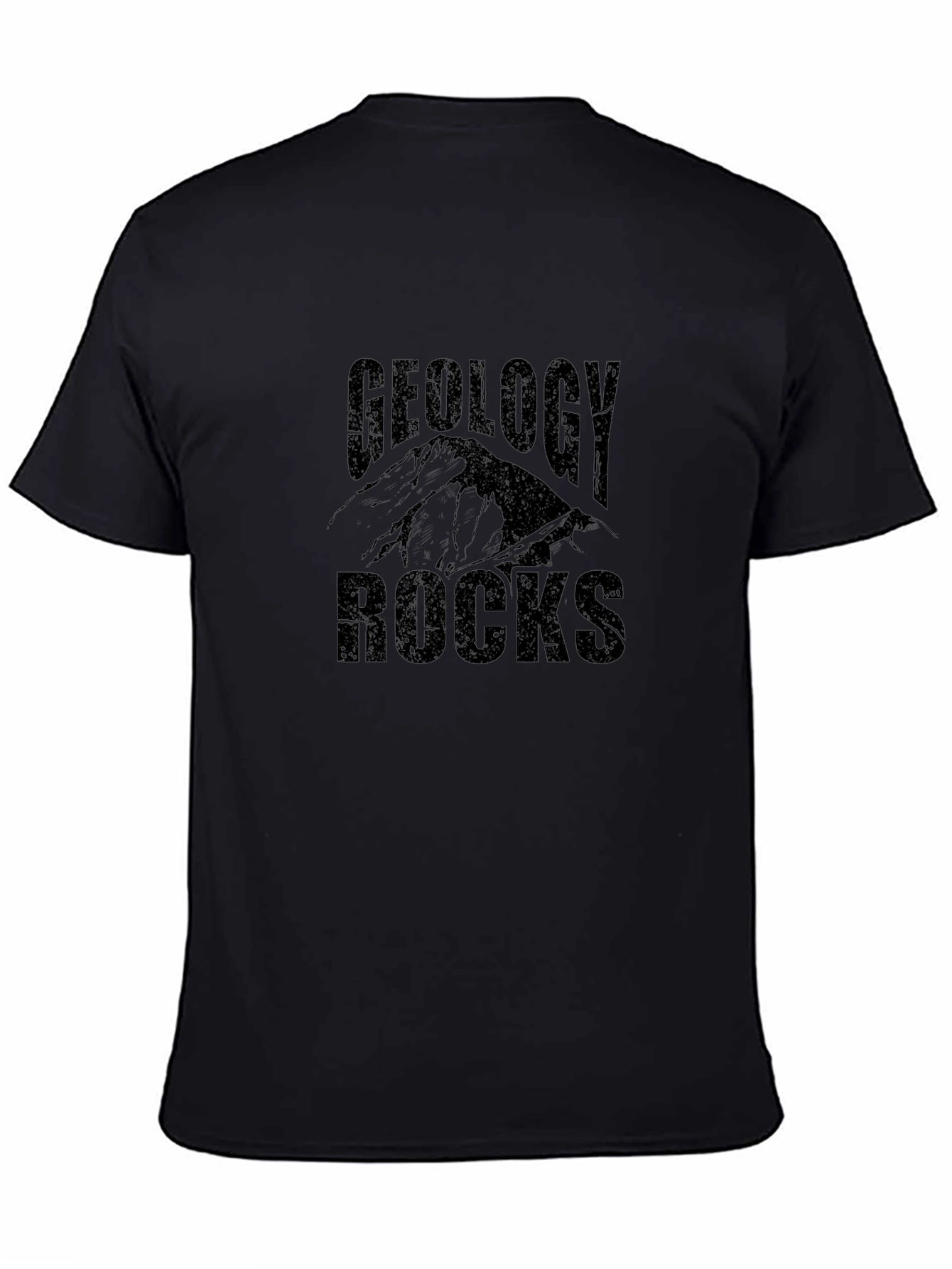 Geology Rocks Graphic T-Shirt - Black