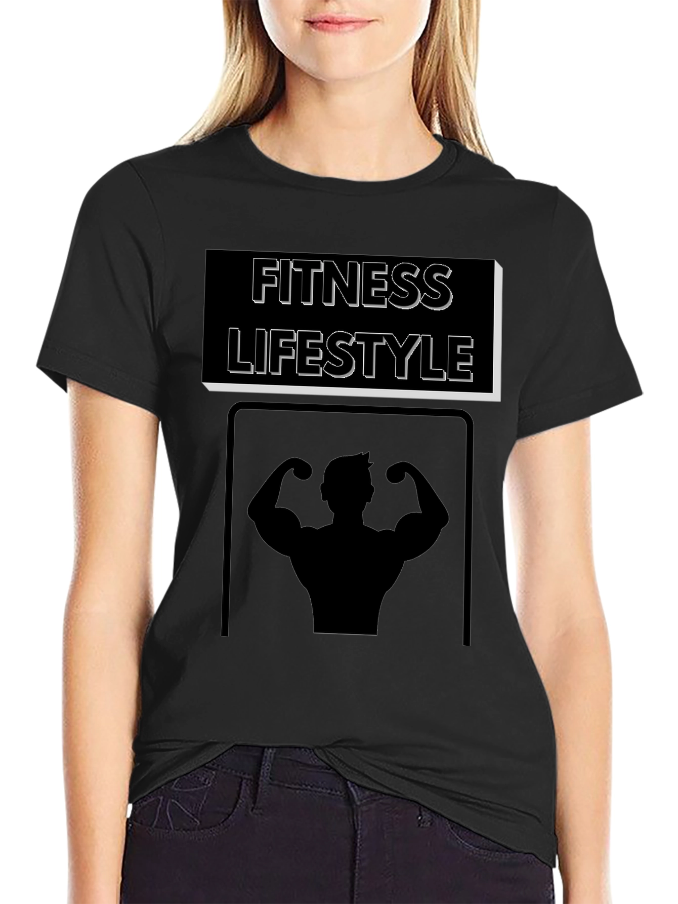 Fitness Lifestyle Graphic Tee - Gym Motivation