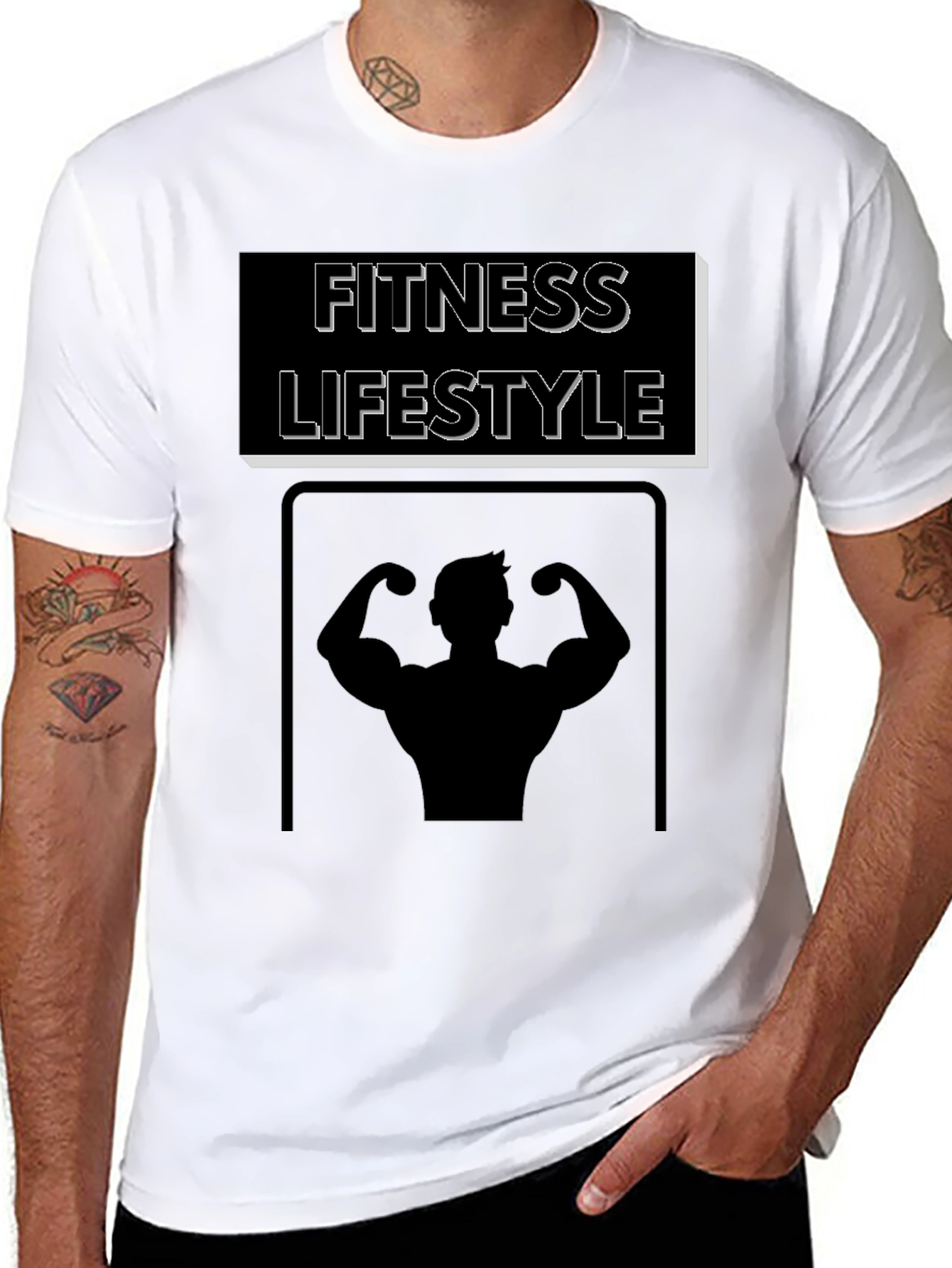 Fitness Lifestyle Graphic Tee - Gym Motivation