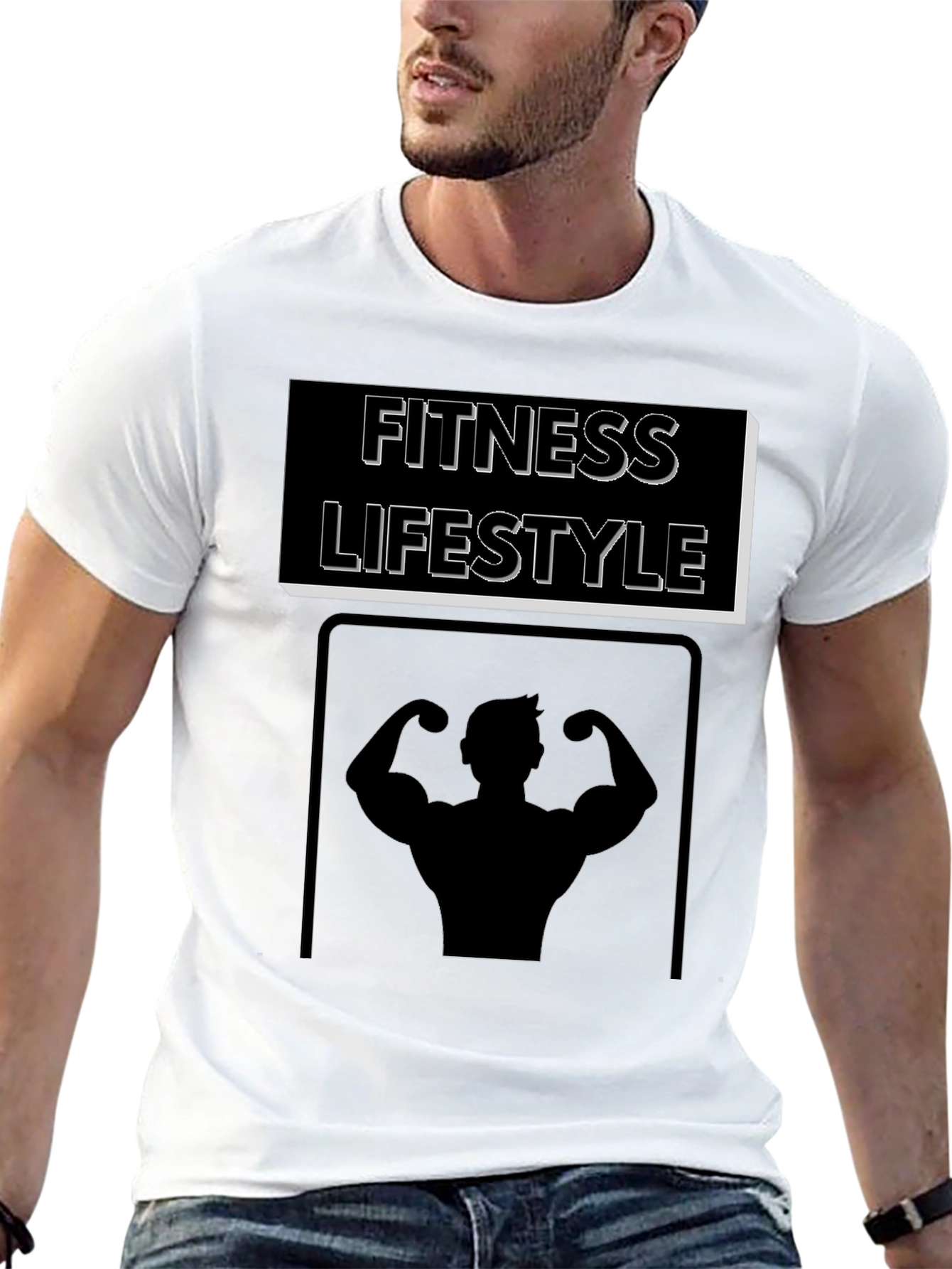 Fitness Lifestyle Graphic Tee - Gym Motivation