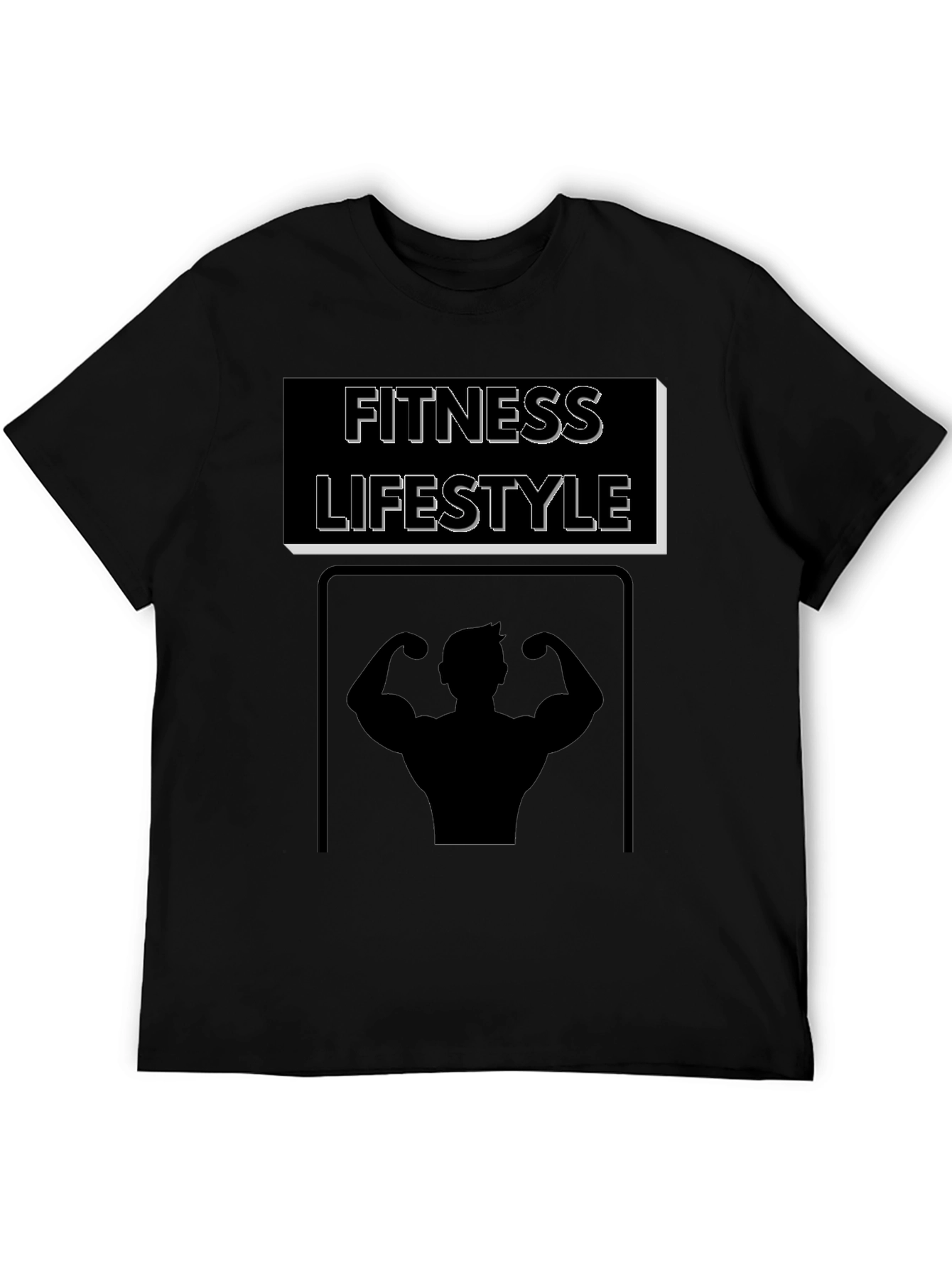 Fitness Lifestyle Graphic Tee - Gym Motivation