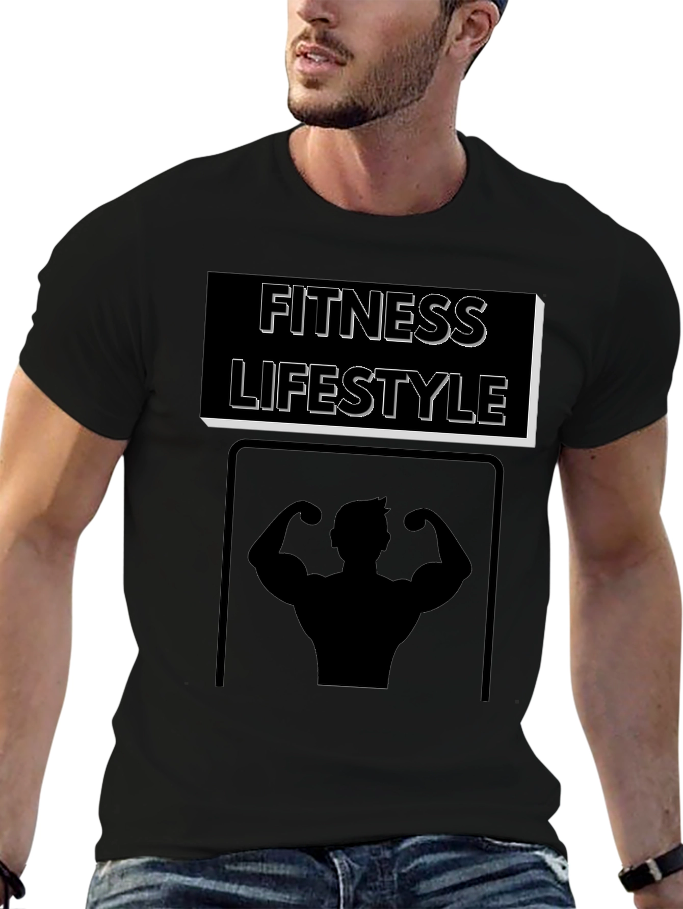 Fitness Lifestyle Graphic Tee - Gym Motivation
