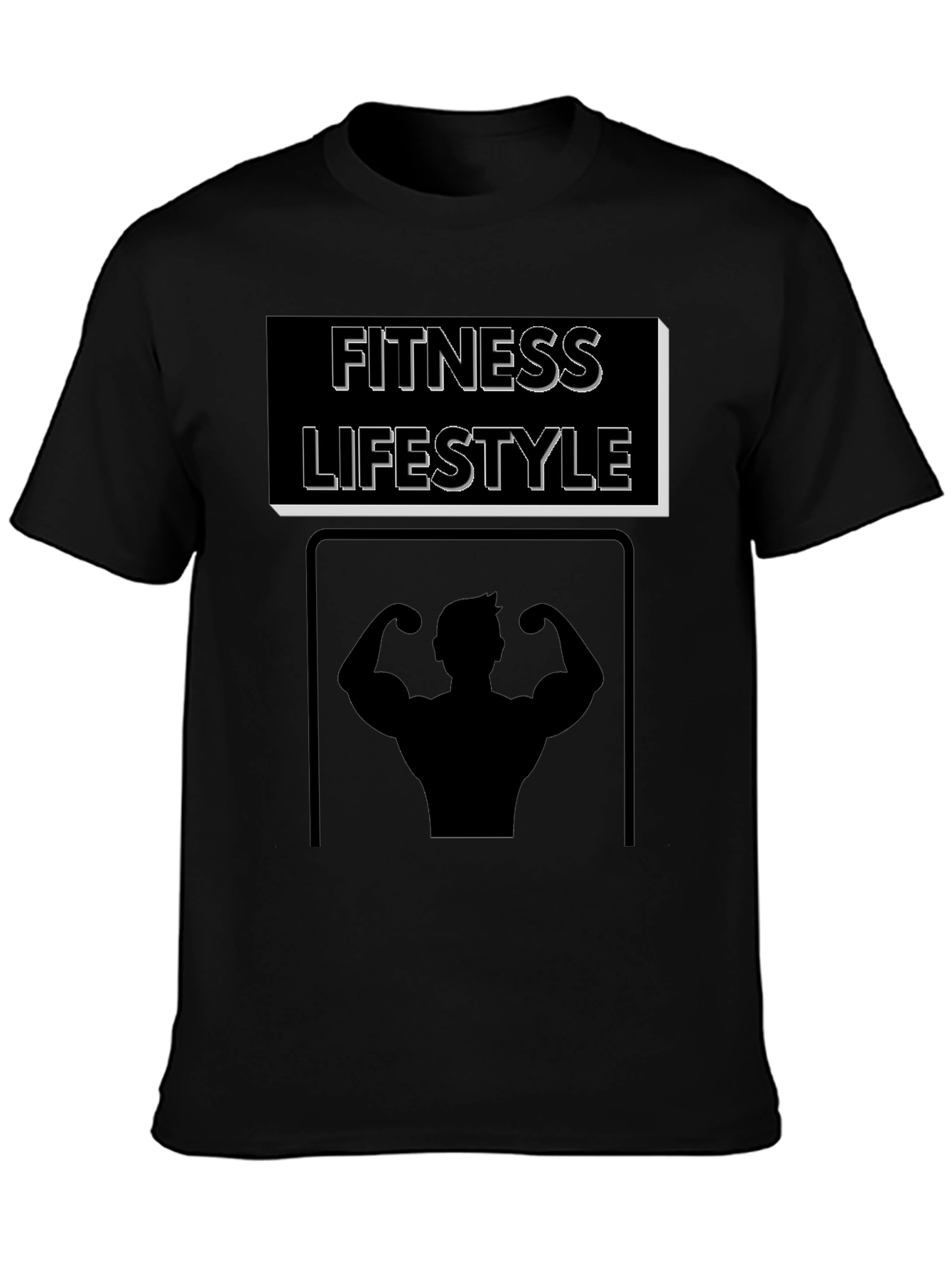 Fitness Lifestyle Graphic Tee - Gym Motivation