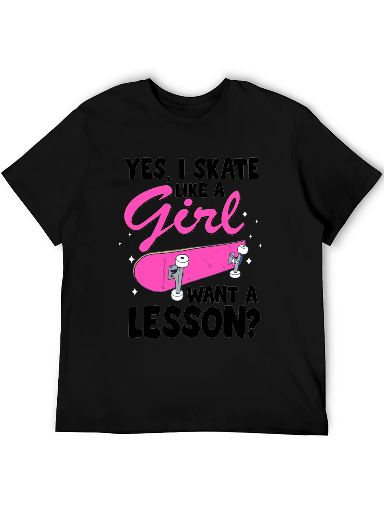 Skate Like a Girl T-Shirt Funny Skater Gift