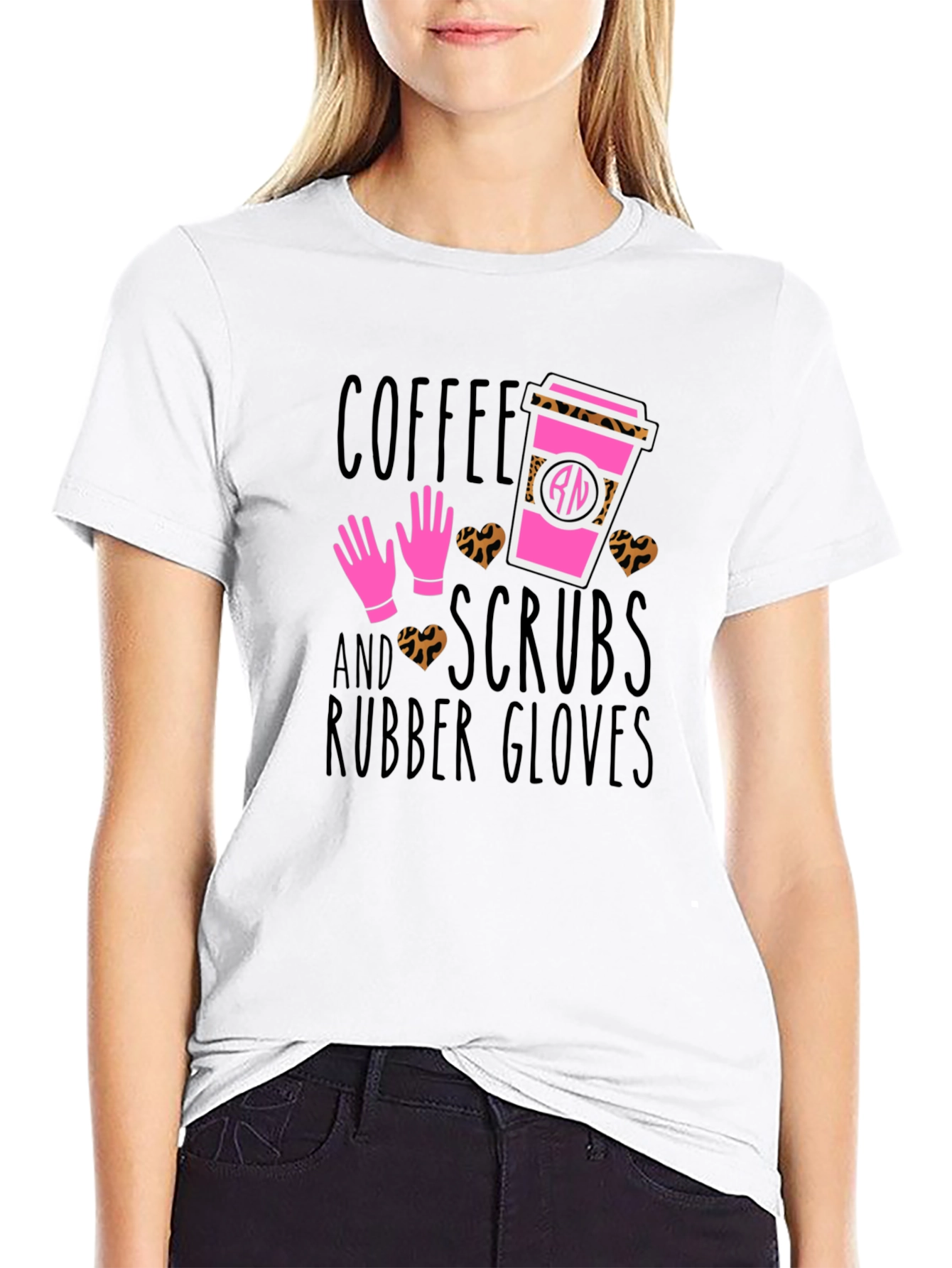 Coffee Scrubs Rubber Gloves T-Shirt