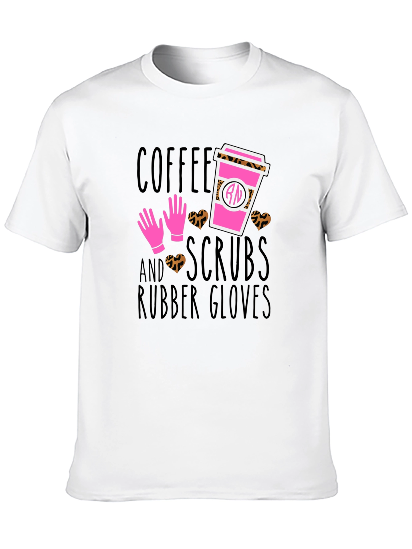 Coffee Scrubs Rubber Gloves T-Shirt