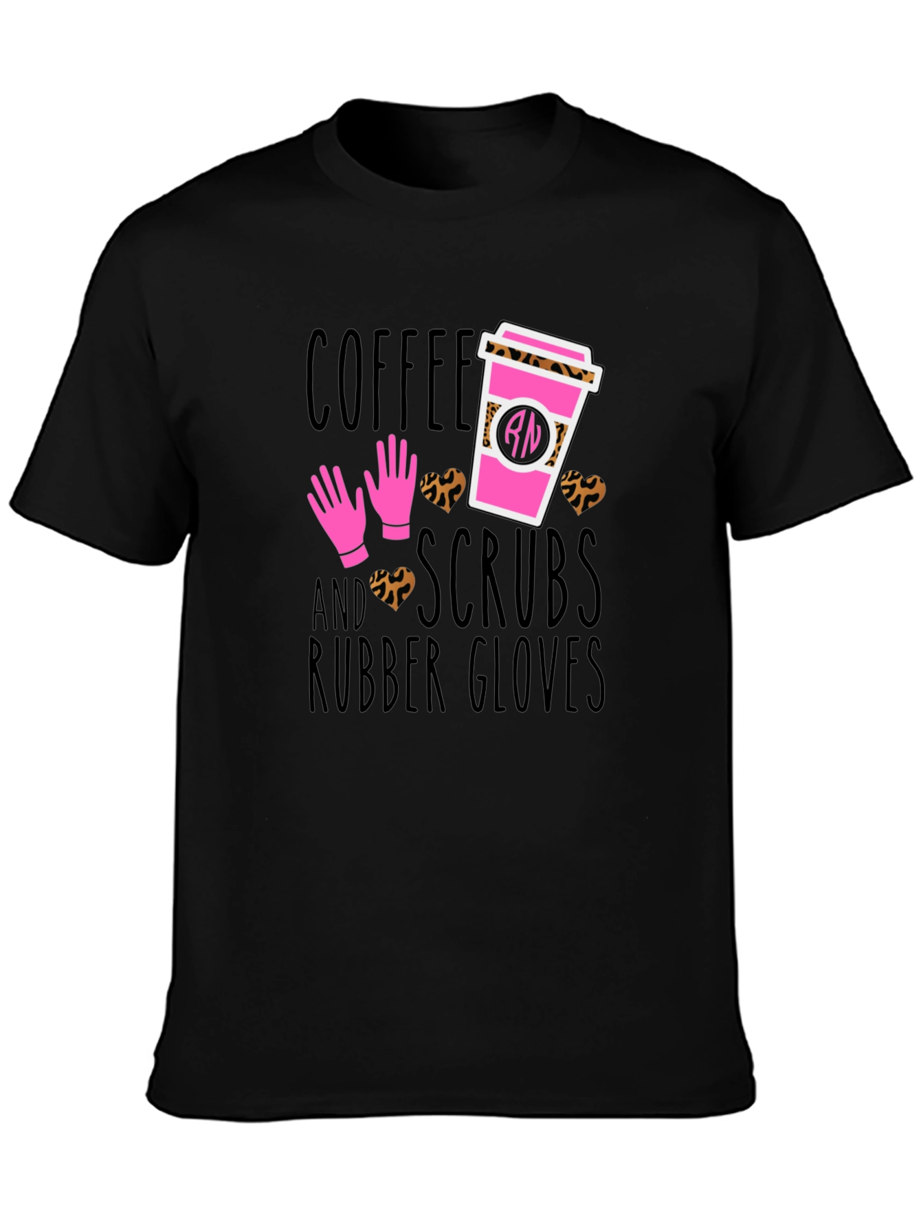 Coffee Scrubs Rubber Gloves T-Shirt
