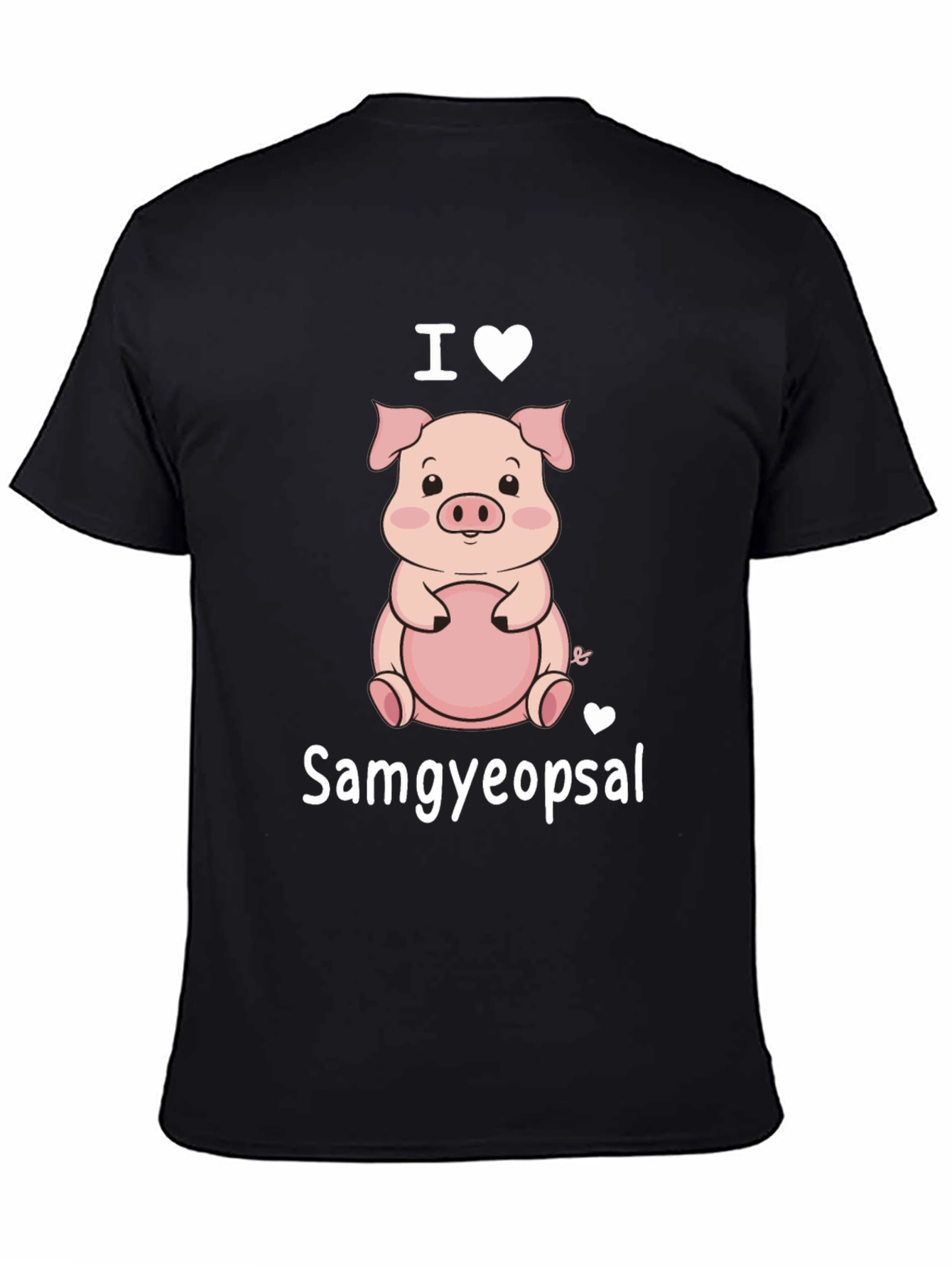 I Love Samgyeopsal Cute Pig T-Shirt