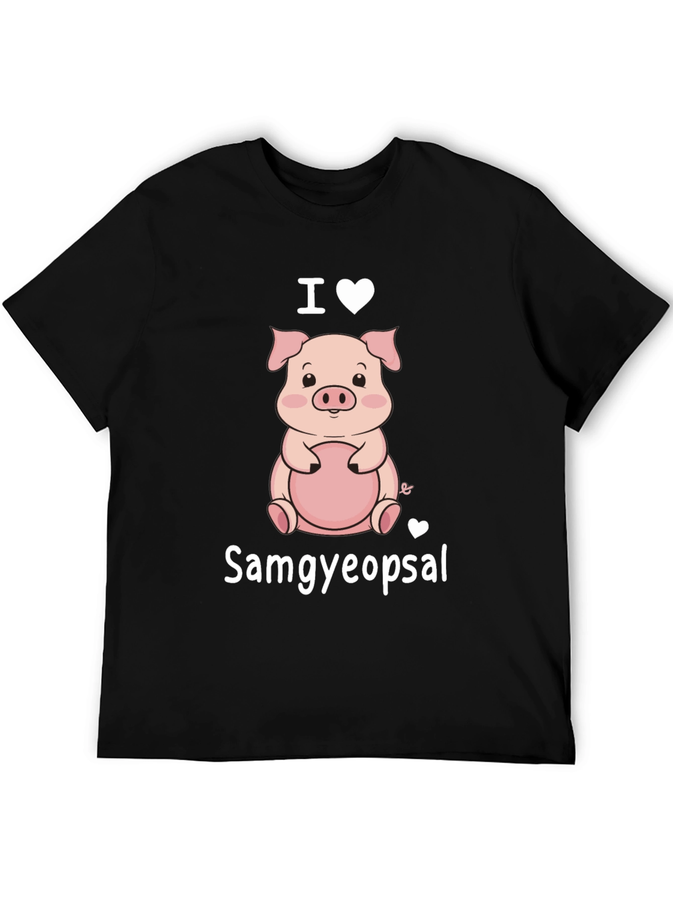 I Love Samgyeopsal Cute Pig T-Shirt
