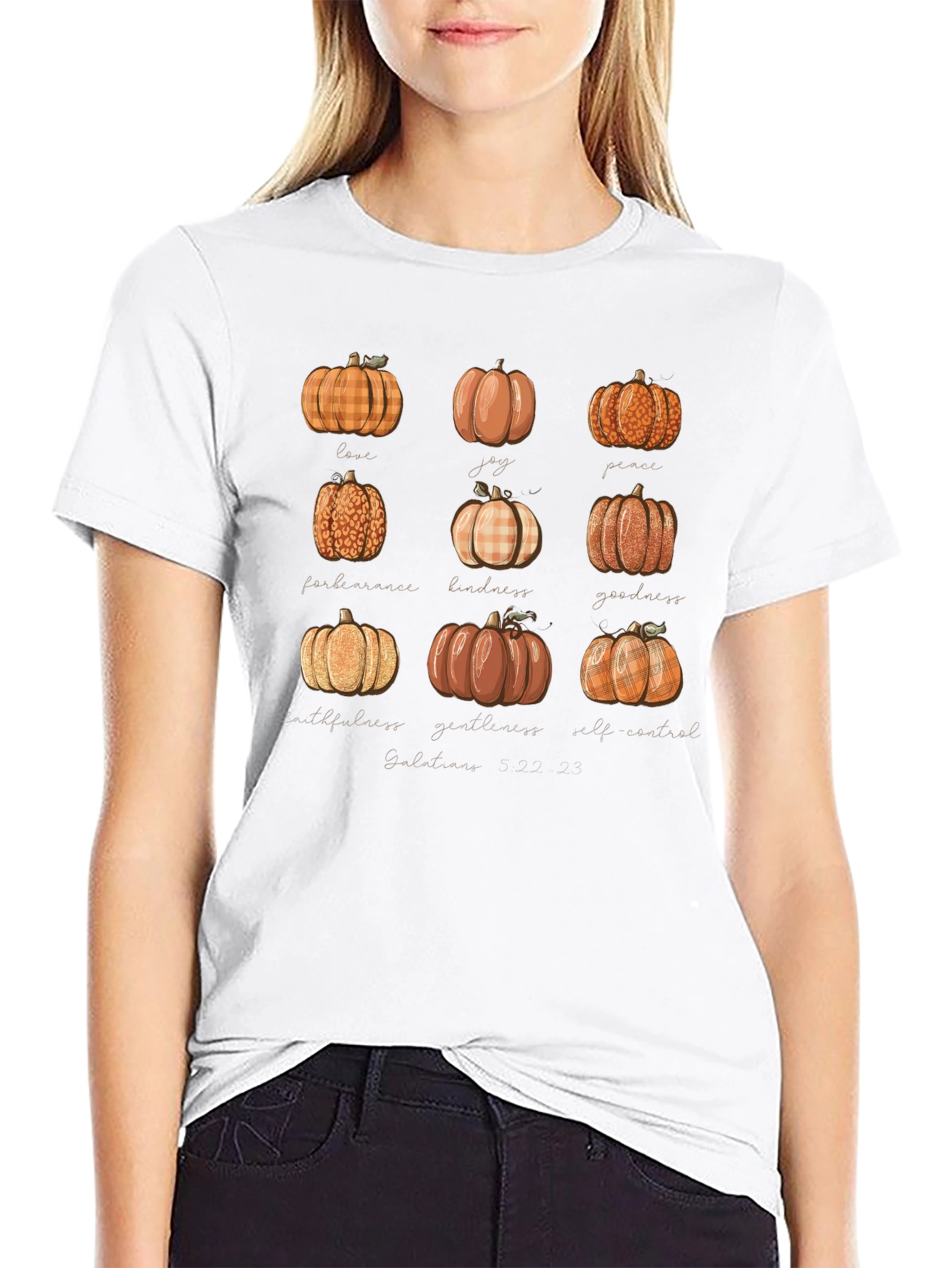 Fall Pumpkins Graphic Tee - Autumn Vibes