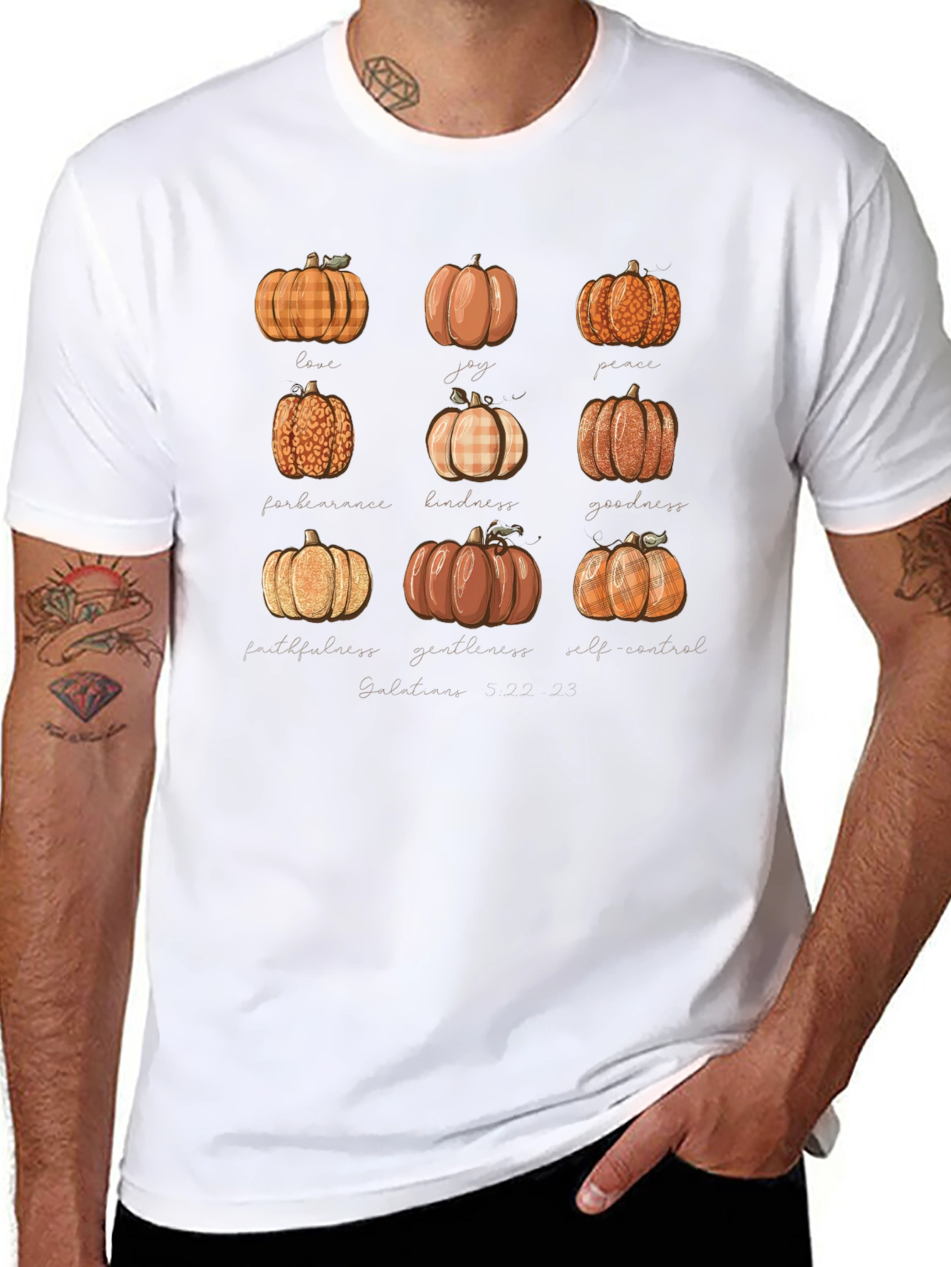 Fall Pumpkins Graphic Tee - Autumn Vibes