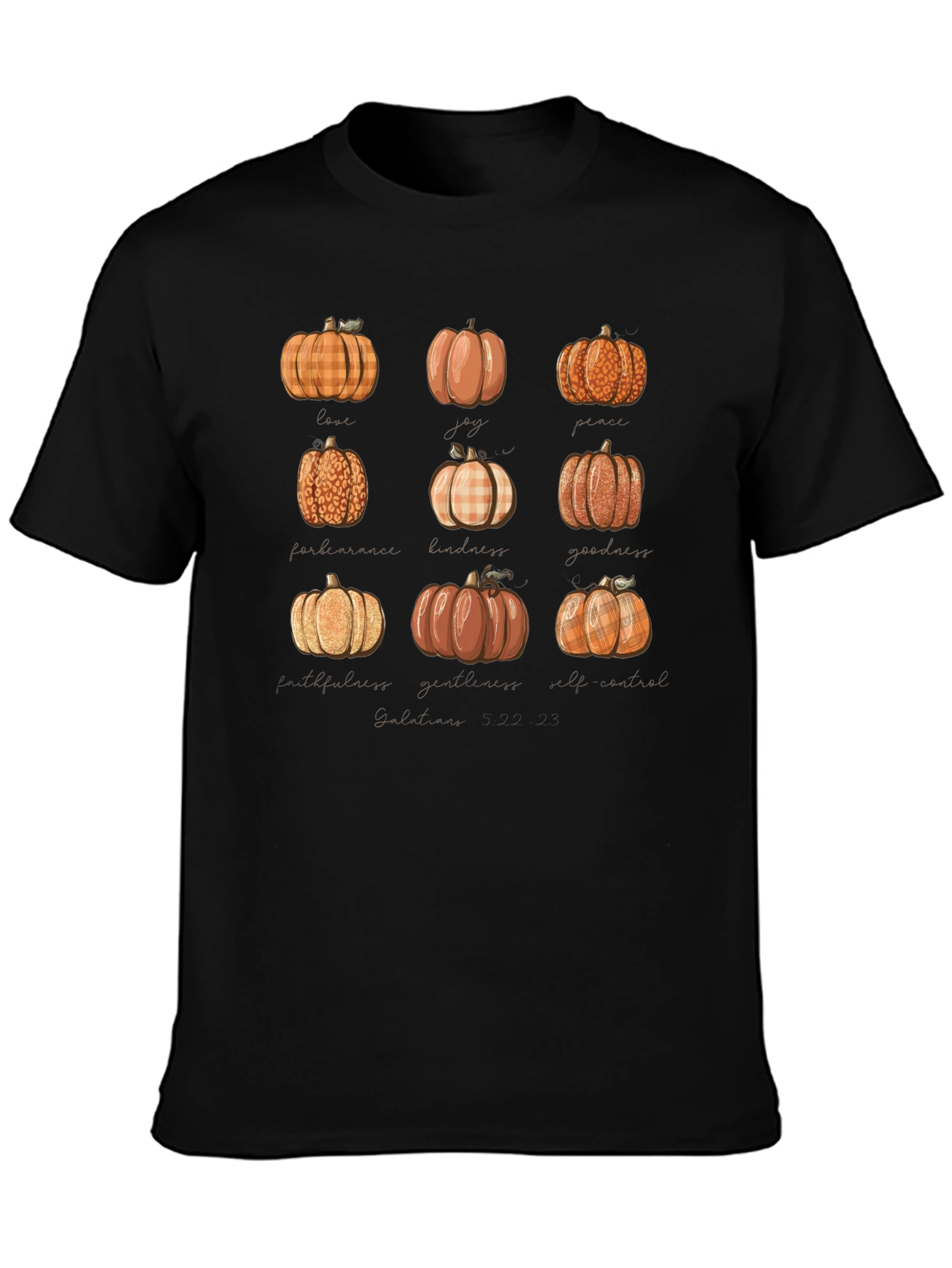 Fall Pumpkins Graphic Tee - Autumn Vibes