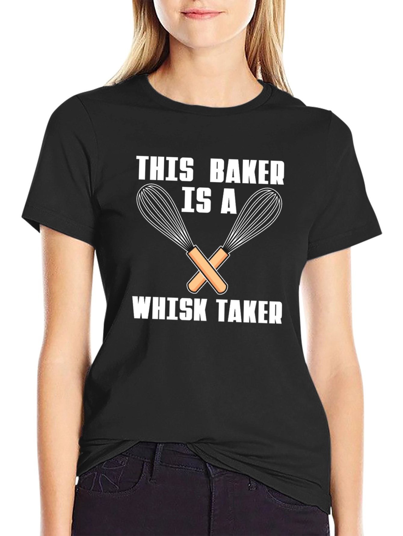 This Baker is a Whisk Taker Funny T-Shirt