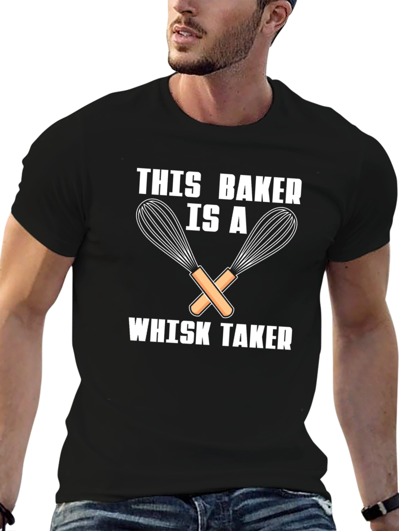 This Baker is a Whisk Taker Funny T-Shirt