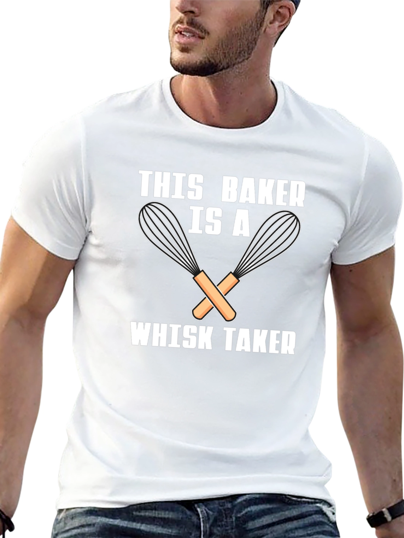 This Baker is a Whisk Taker Funny T-Shirt