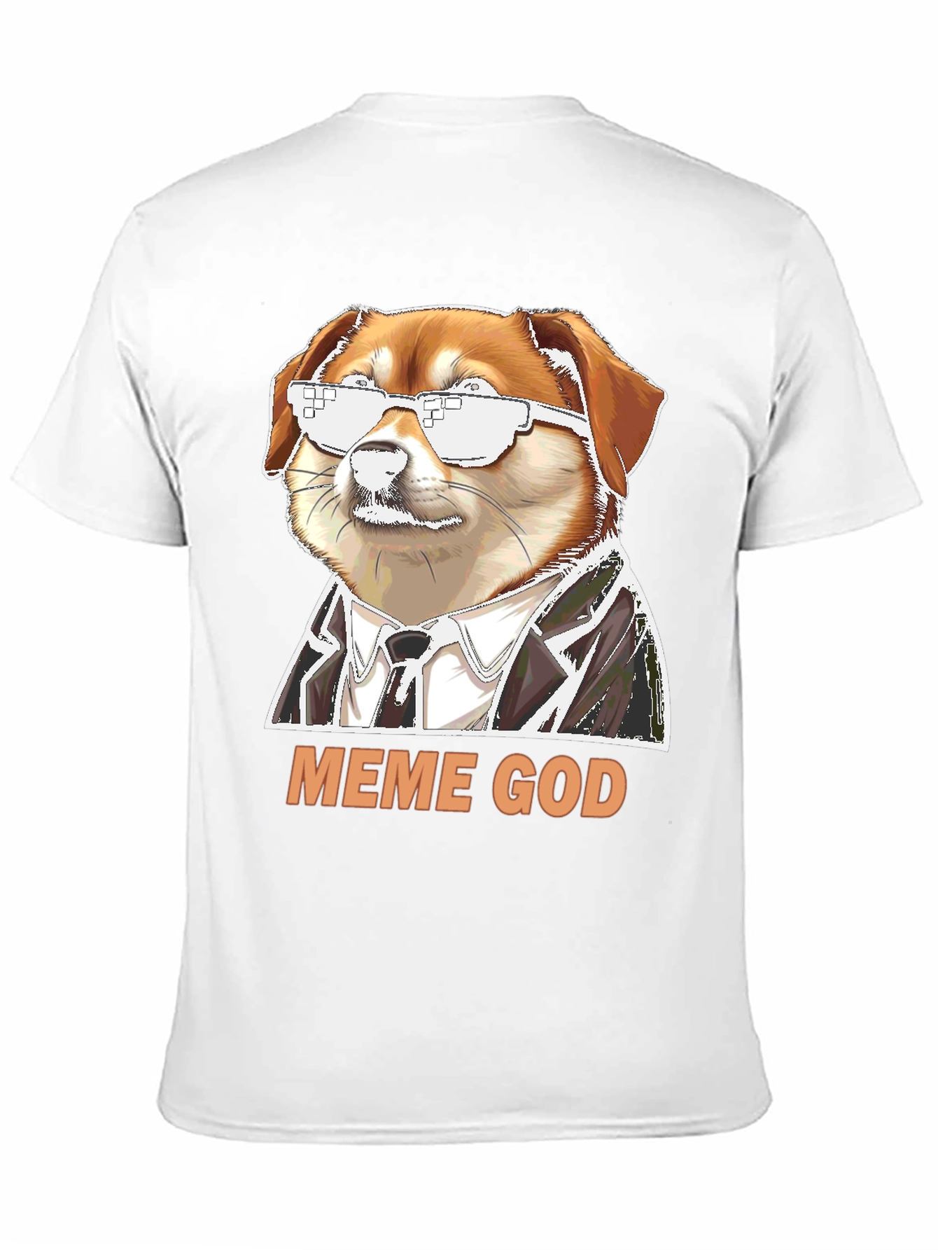 Meme God Doge T-Shirt - Funny Novelty Tee