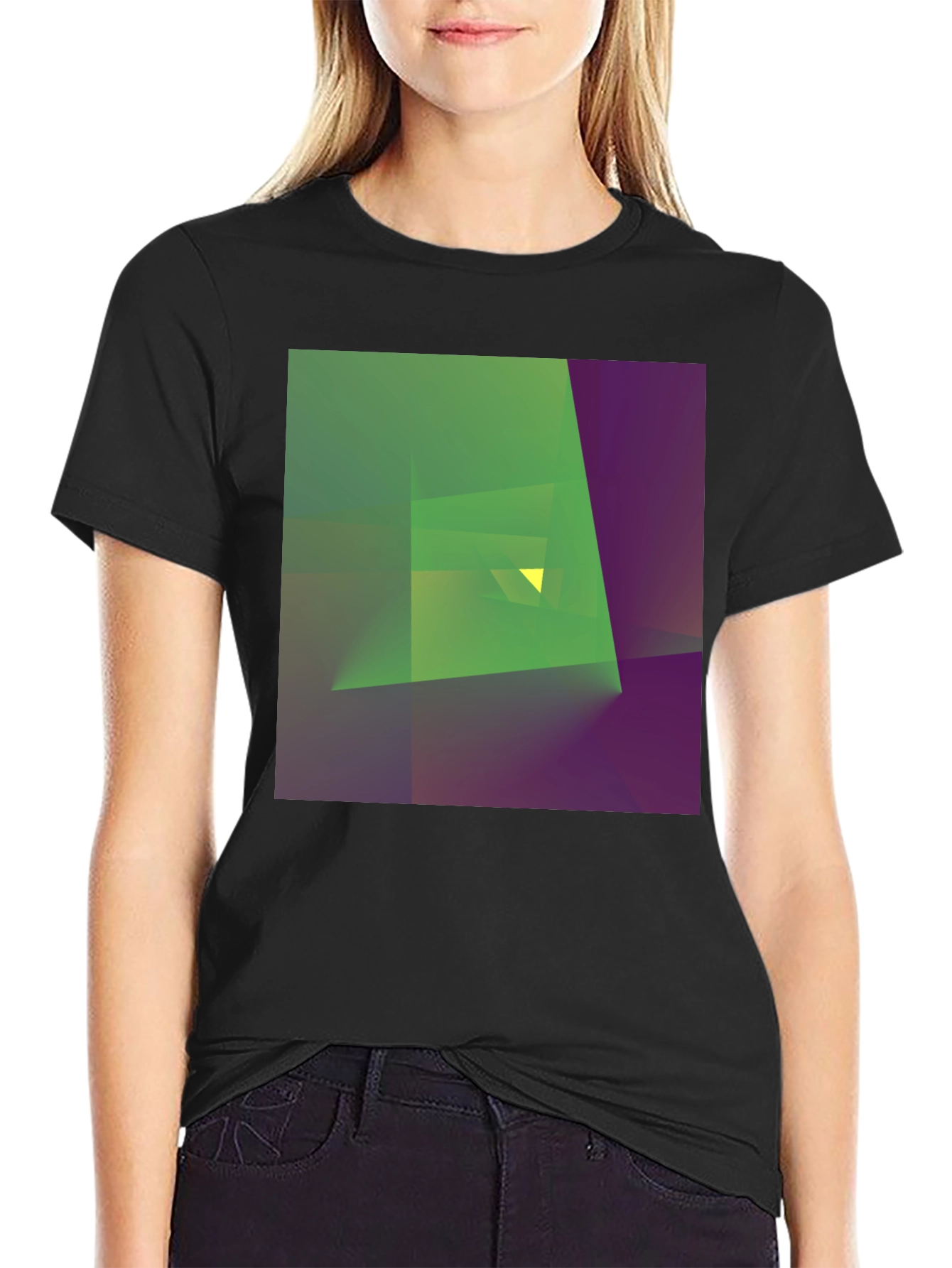 Abstract Geometry Graphic Tee - Modern Art T-Shirt