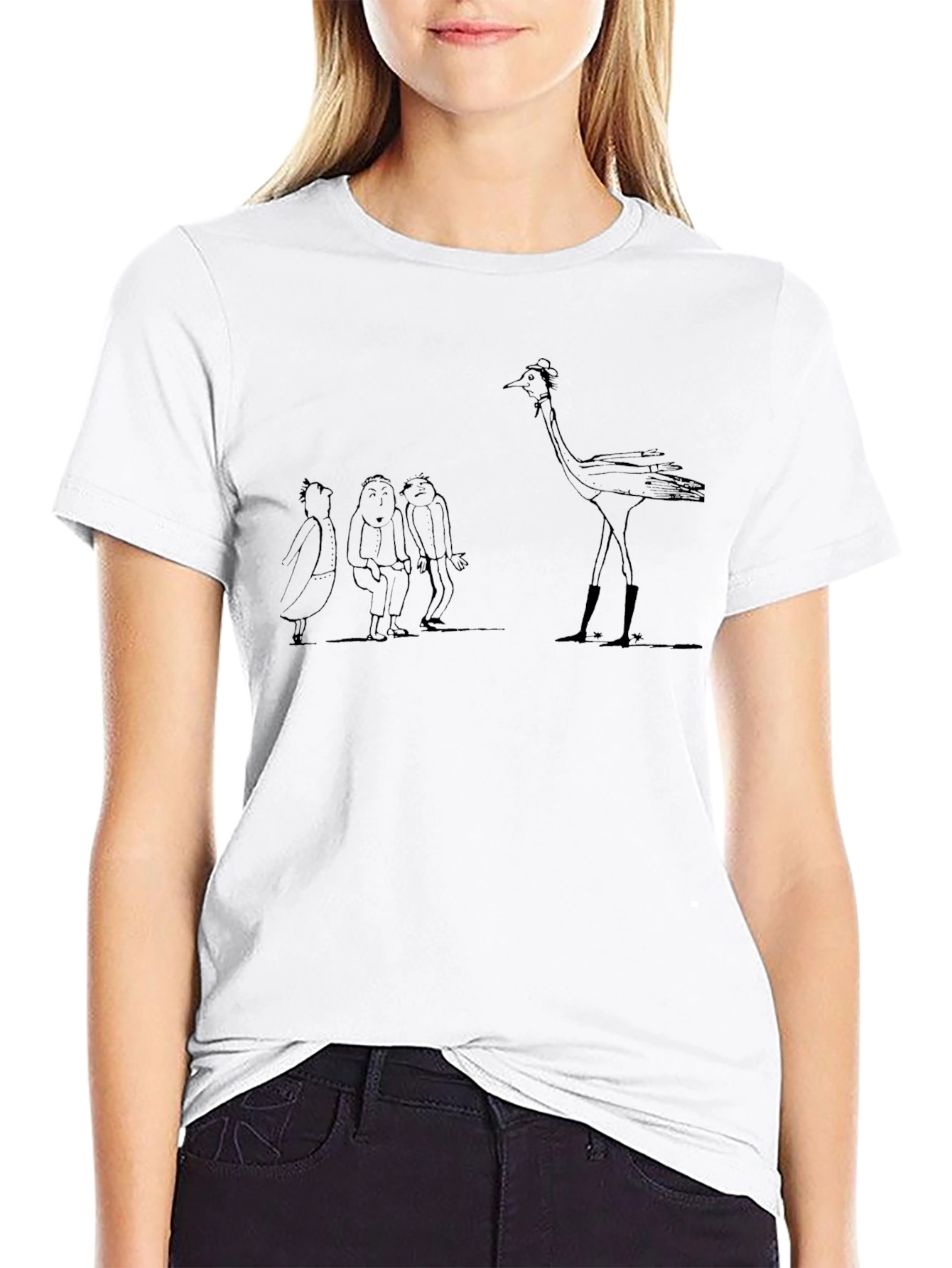 Quentin Blake Style Illustration Tee