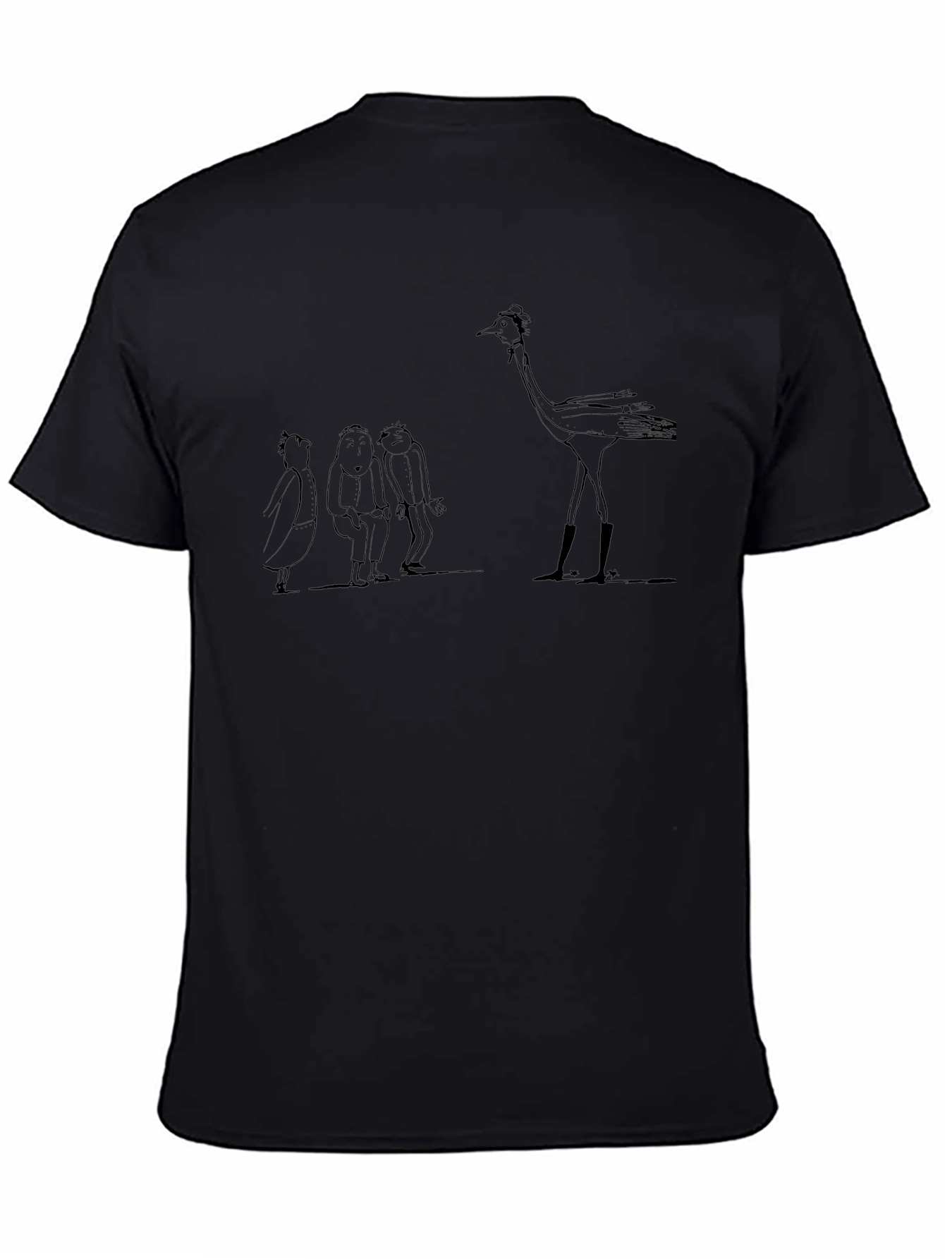 Quentin Blake Style Illustration Tee