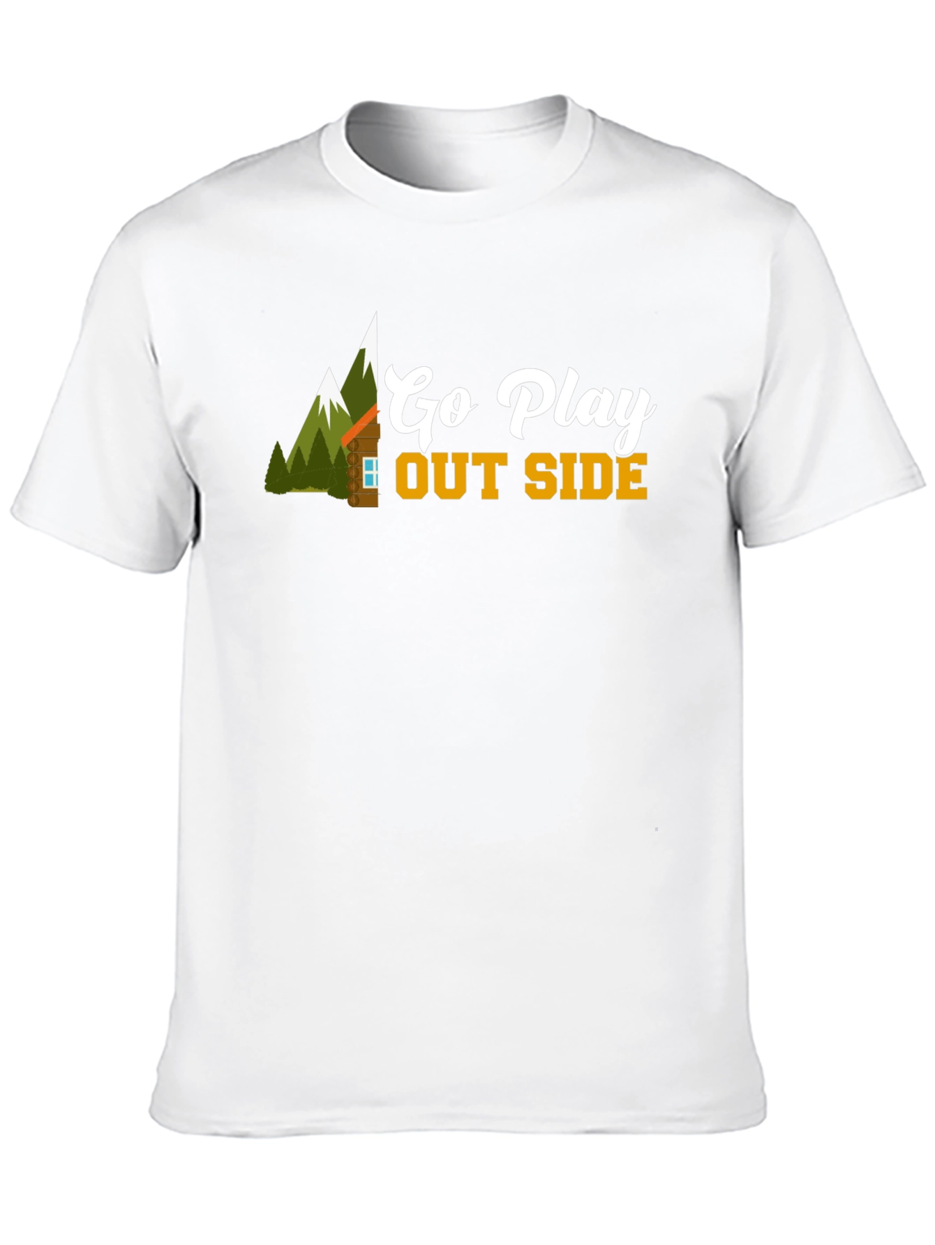 Go Play Outside Black T-Shirt