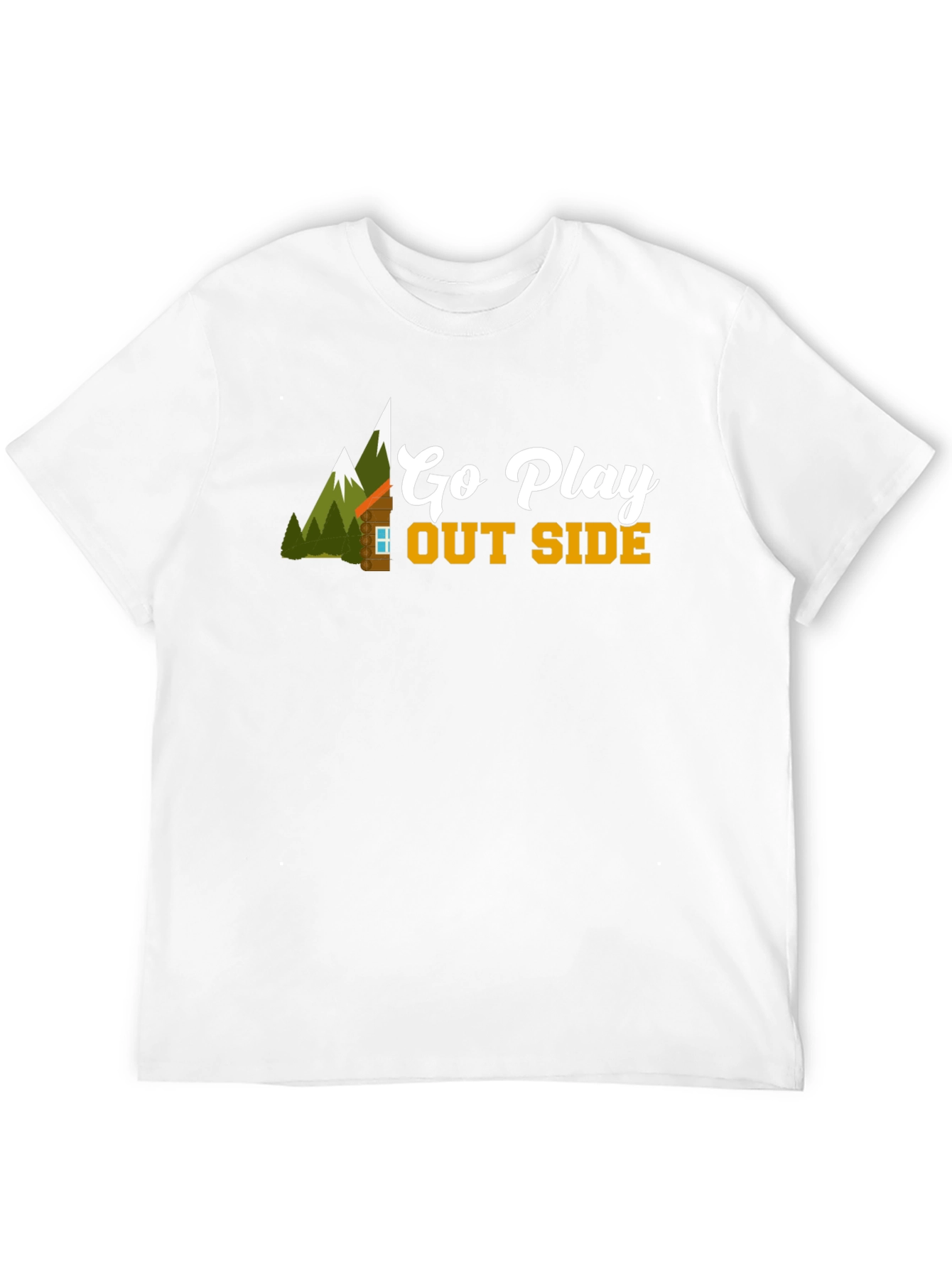 Go Play Outside Black T-Shirt