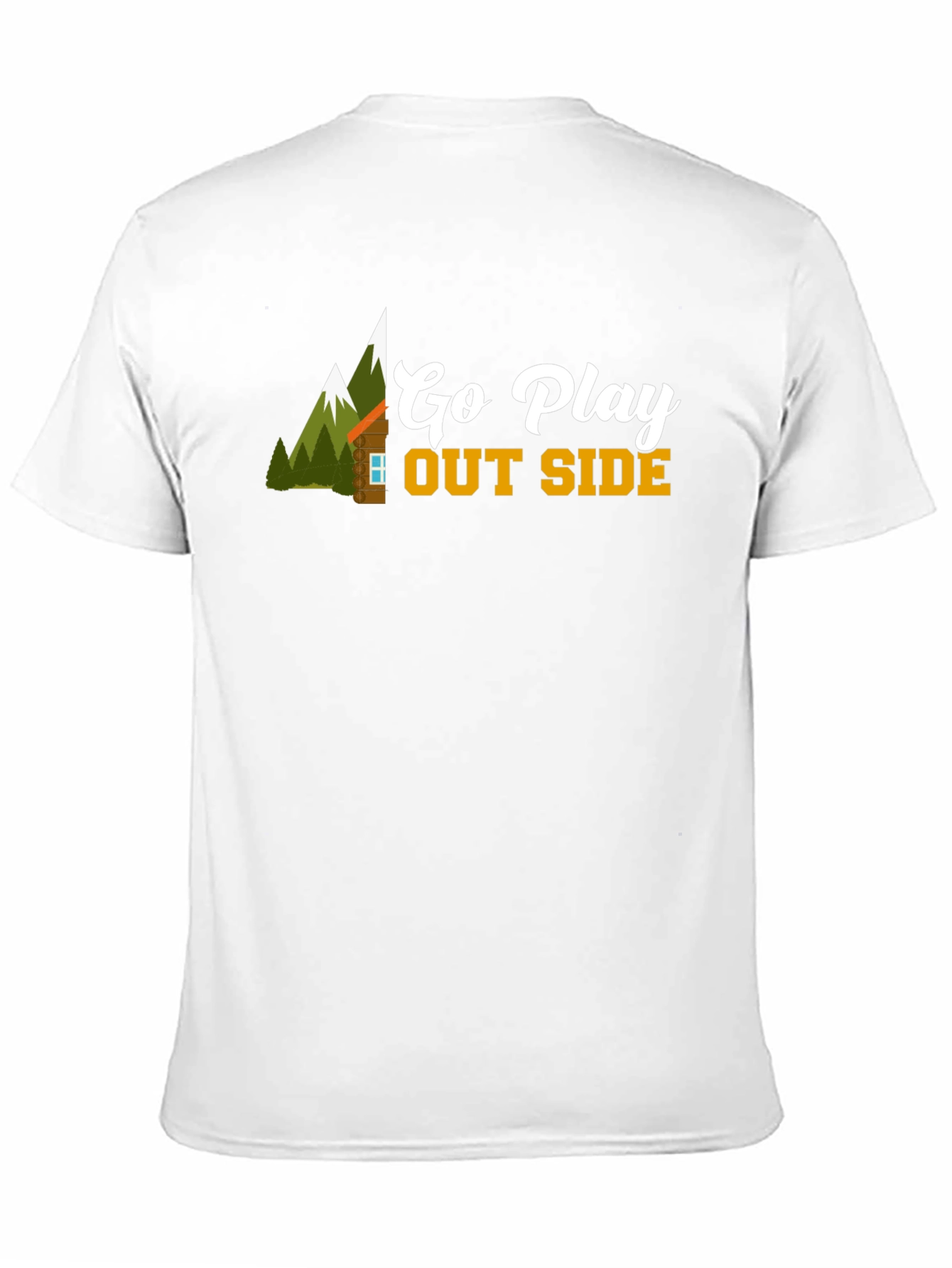 Go Play Outside Black T-Shirt
