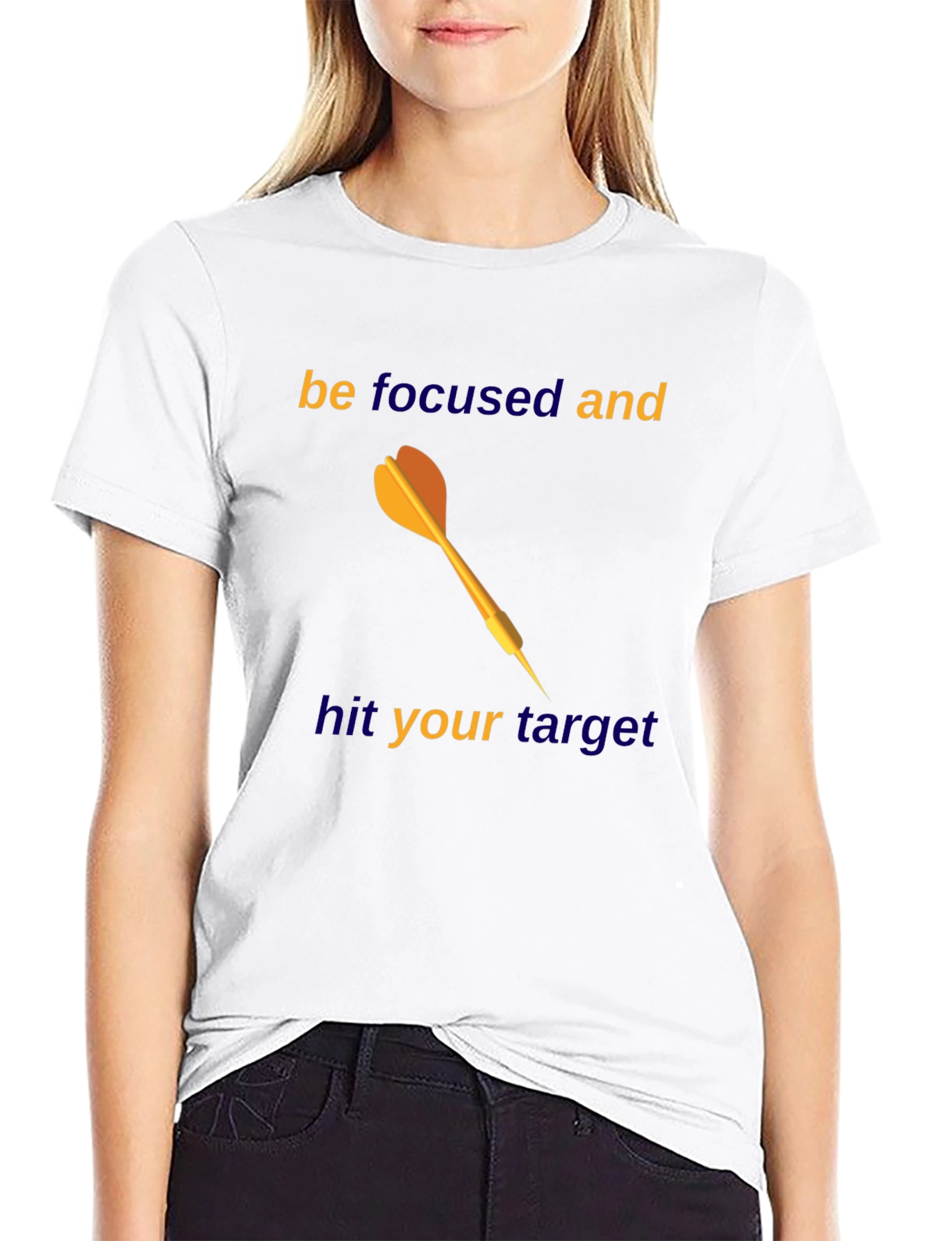 Focused Target T-Shirt - Motivational Graphic Tee