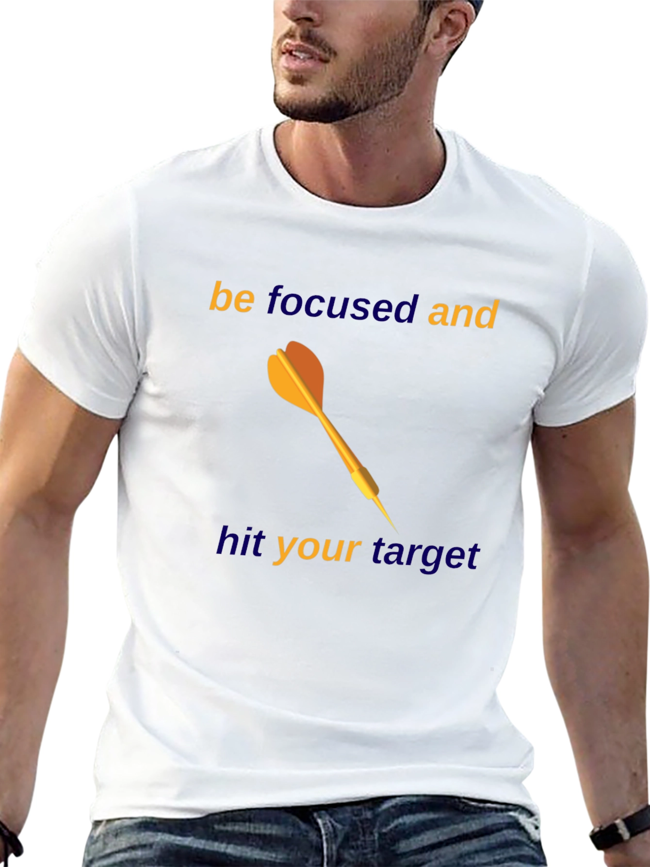 Focused Target T-Shirt - Motivational Graphic Tee