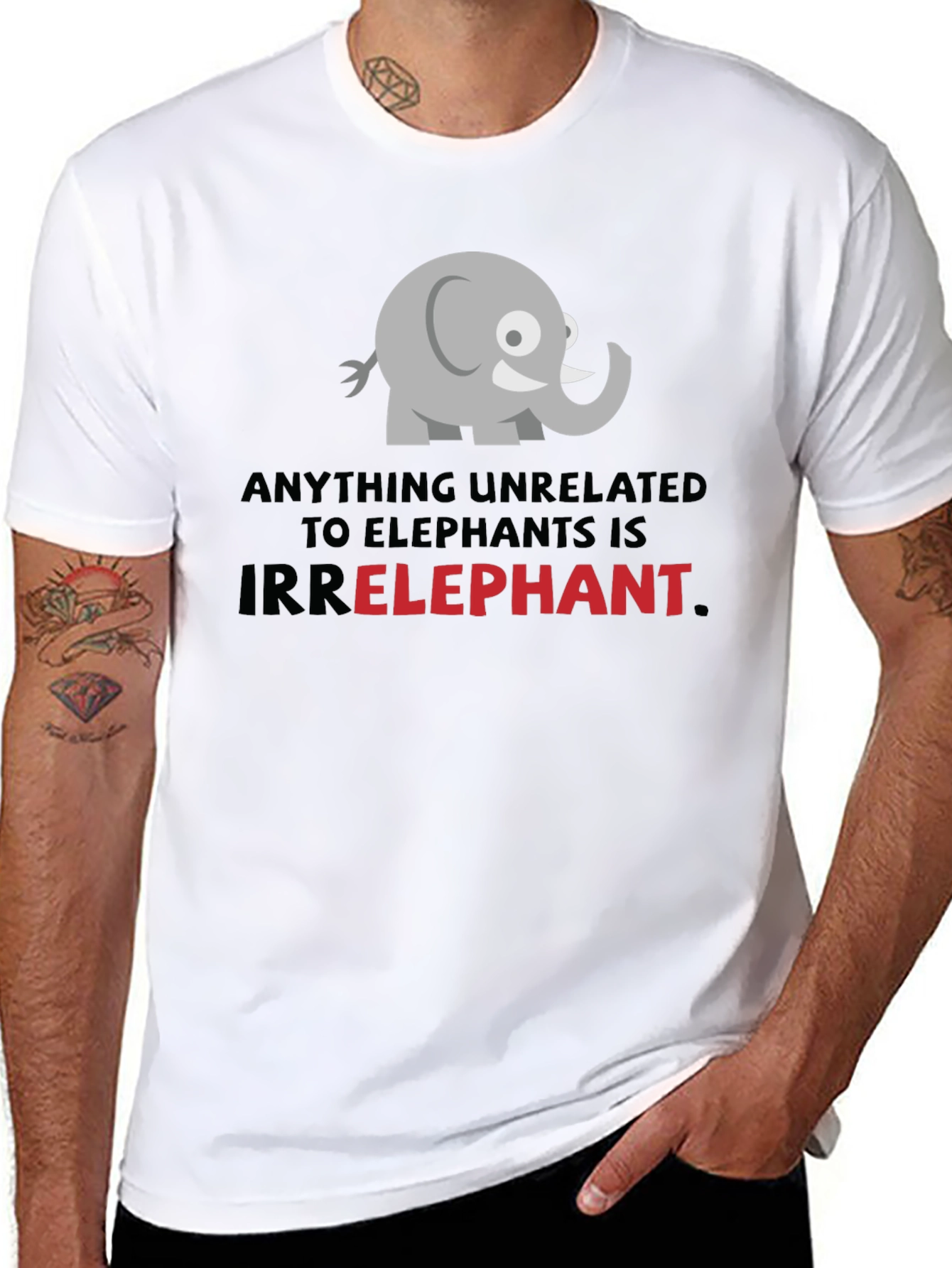 Irrelephant Graphic T-Shirt