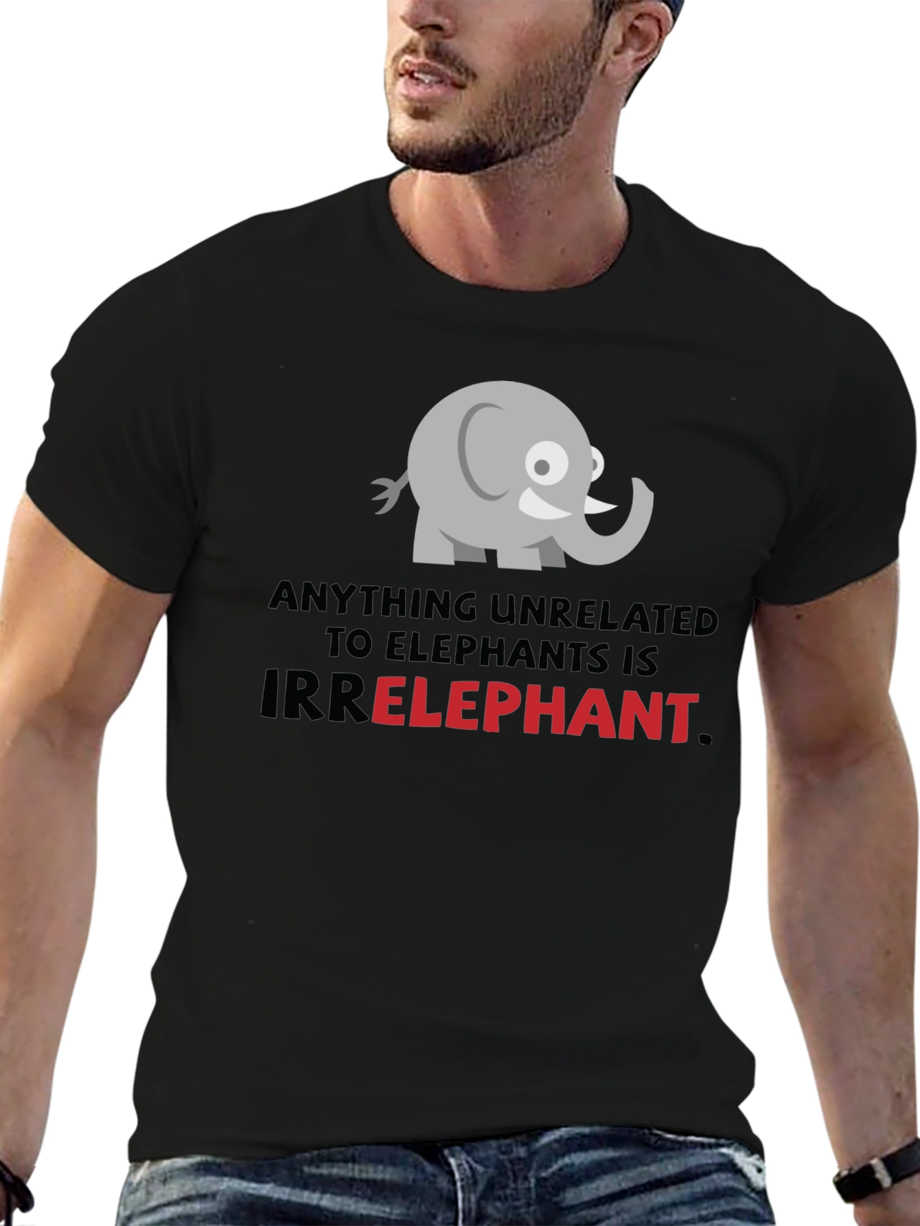 Irrelephant Graphic T-Shirt