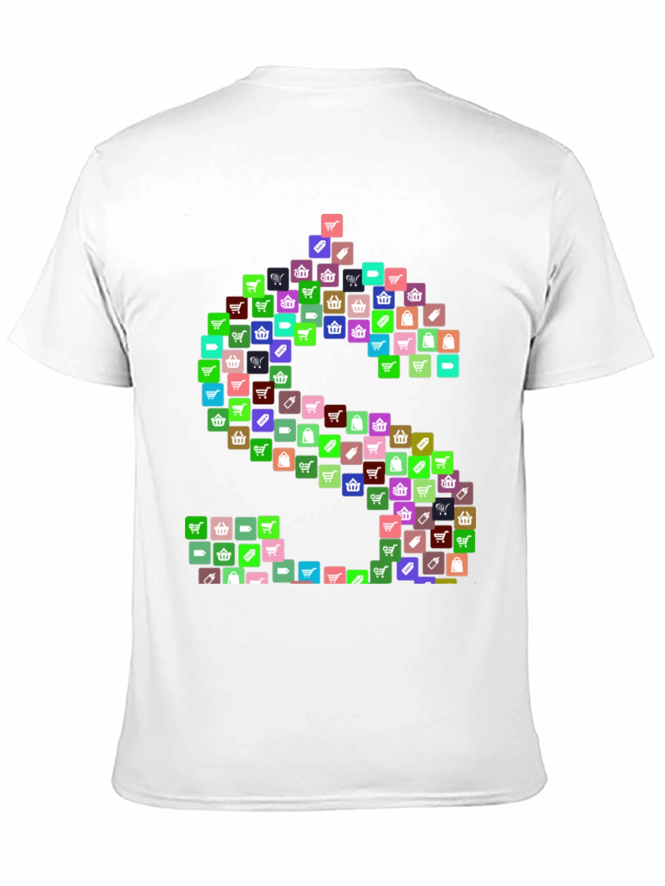 Shopping Icon Dollar Sign Graphic T-Shirt