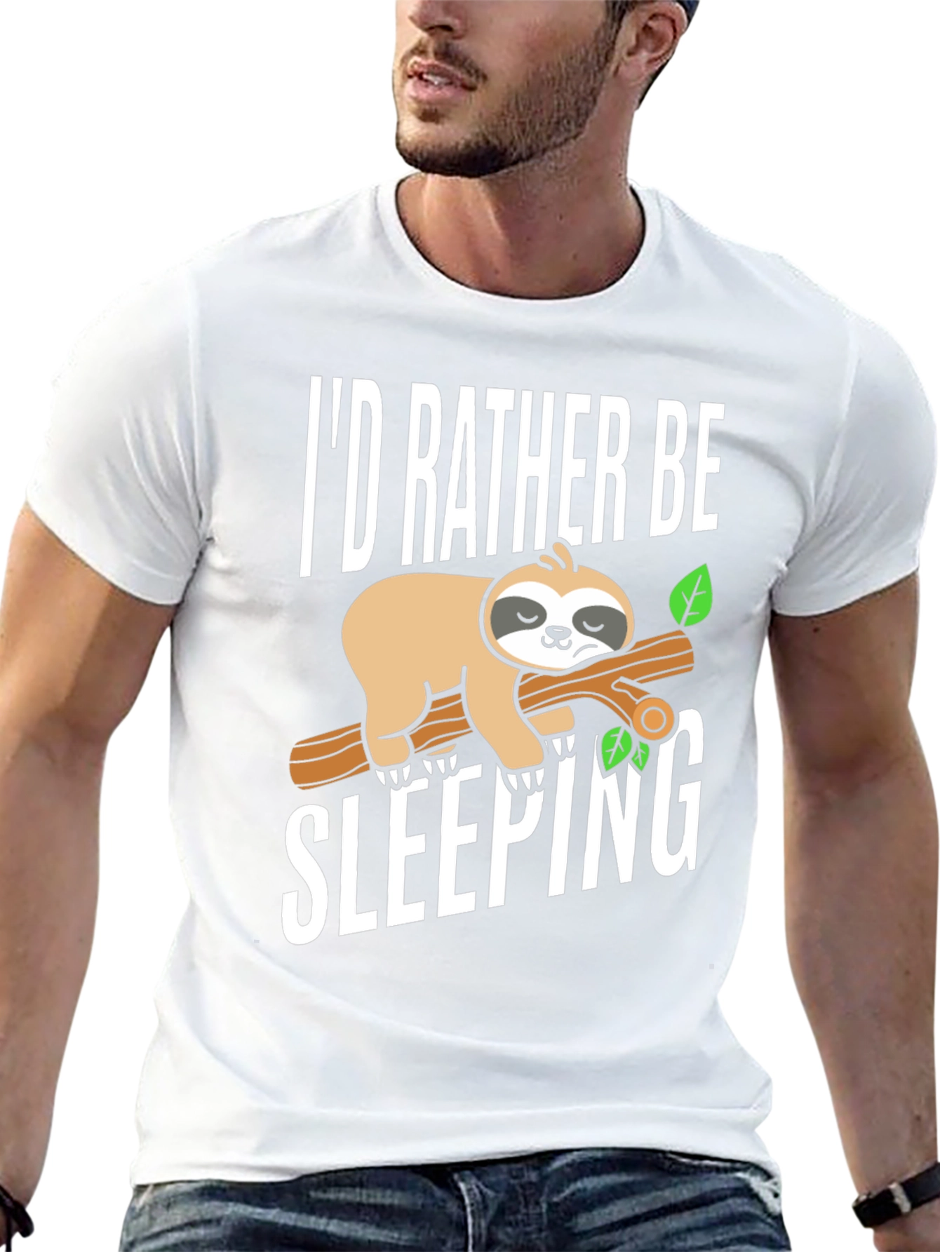 Id Rather Be Sleeping Sloth Tee