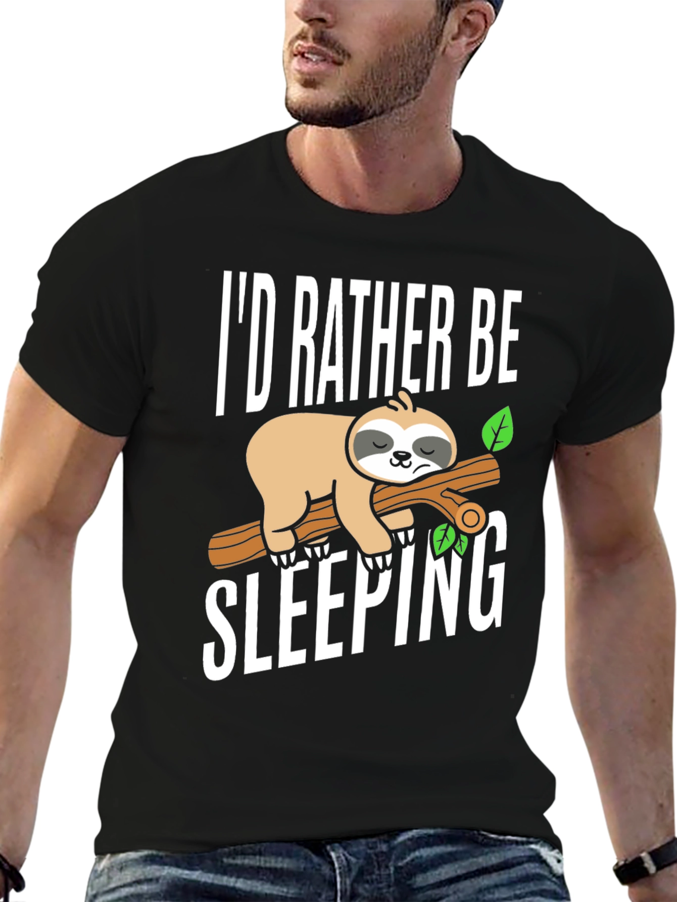 Id Rather Be Sleeping Sloth Tee