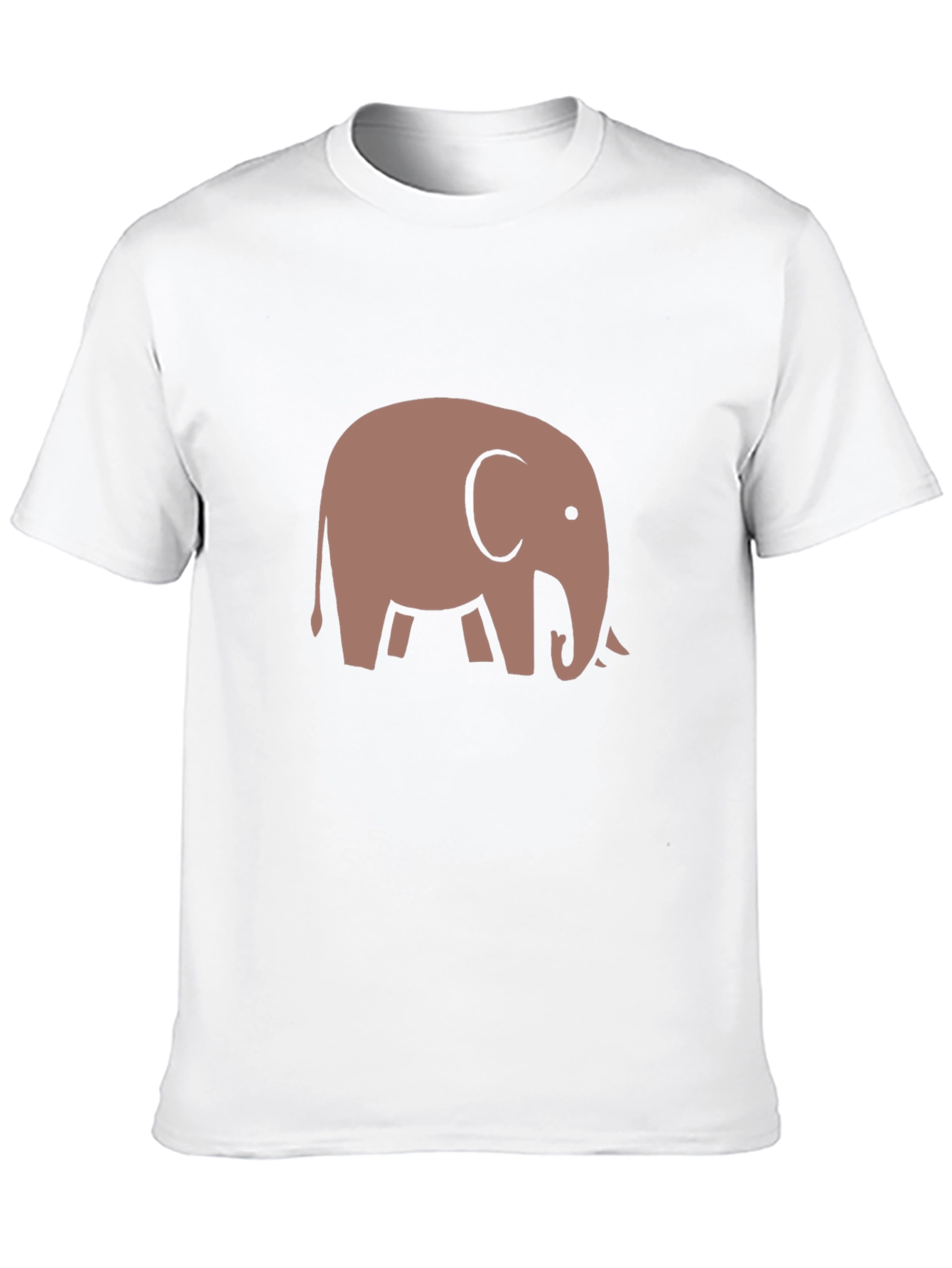 Elephant Graphic Tee - Casual Black T-Shirt