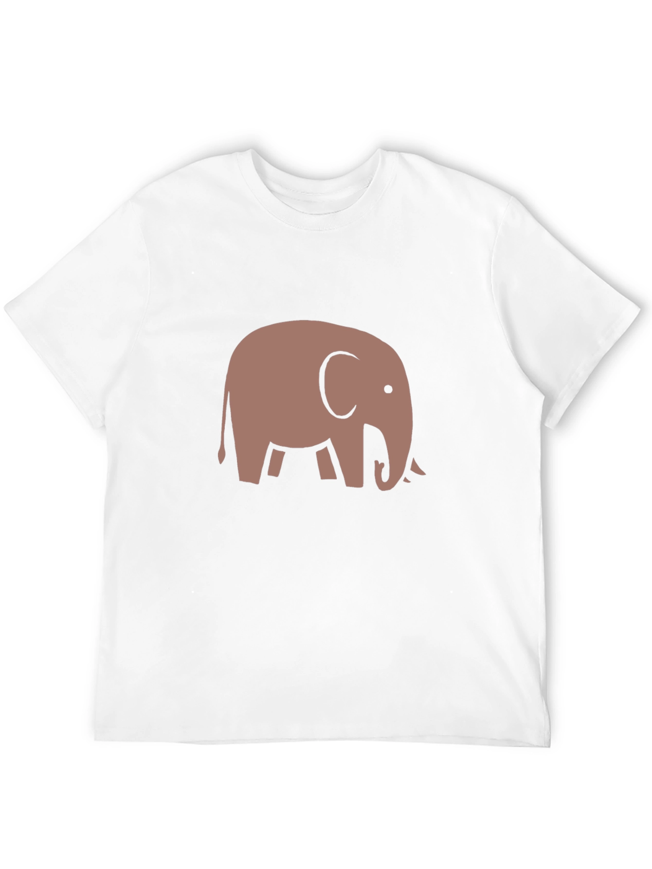 Elephant Graphic Tee - Casual Black T-Shirt