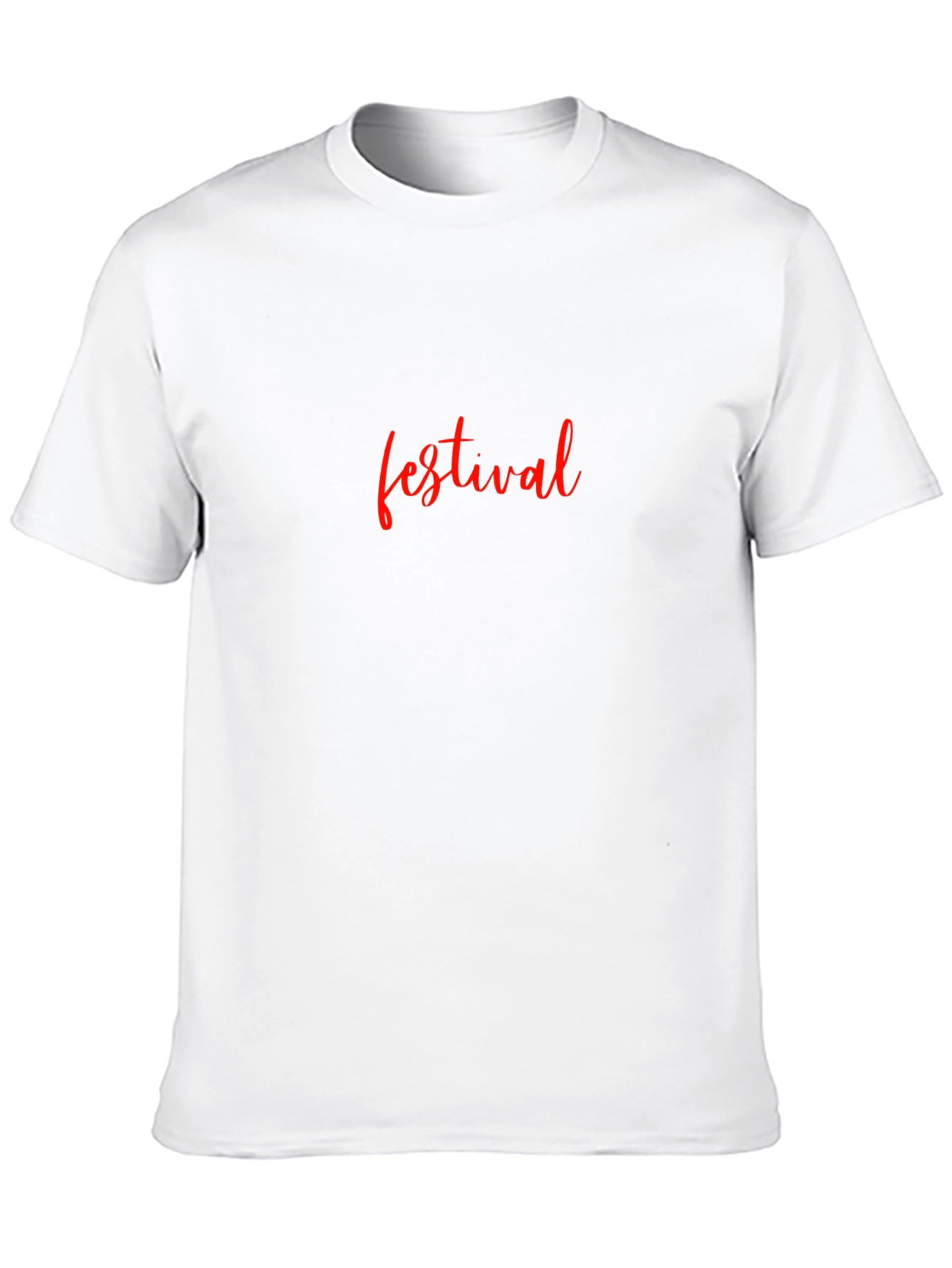 Festival Graphic Tee - Mens Black T-Shirt