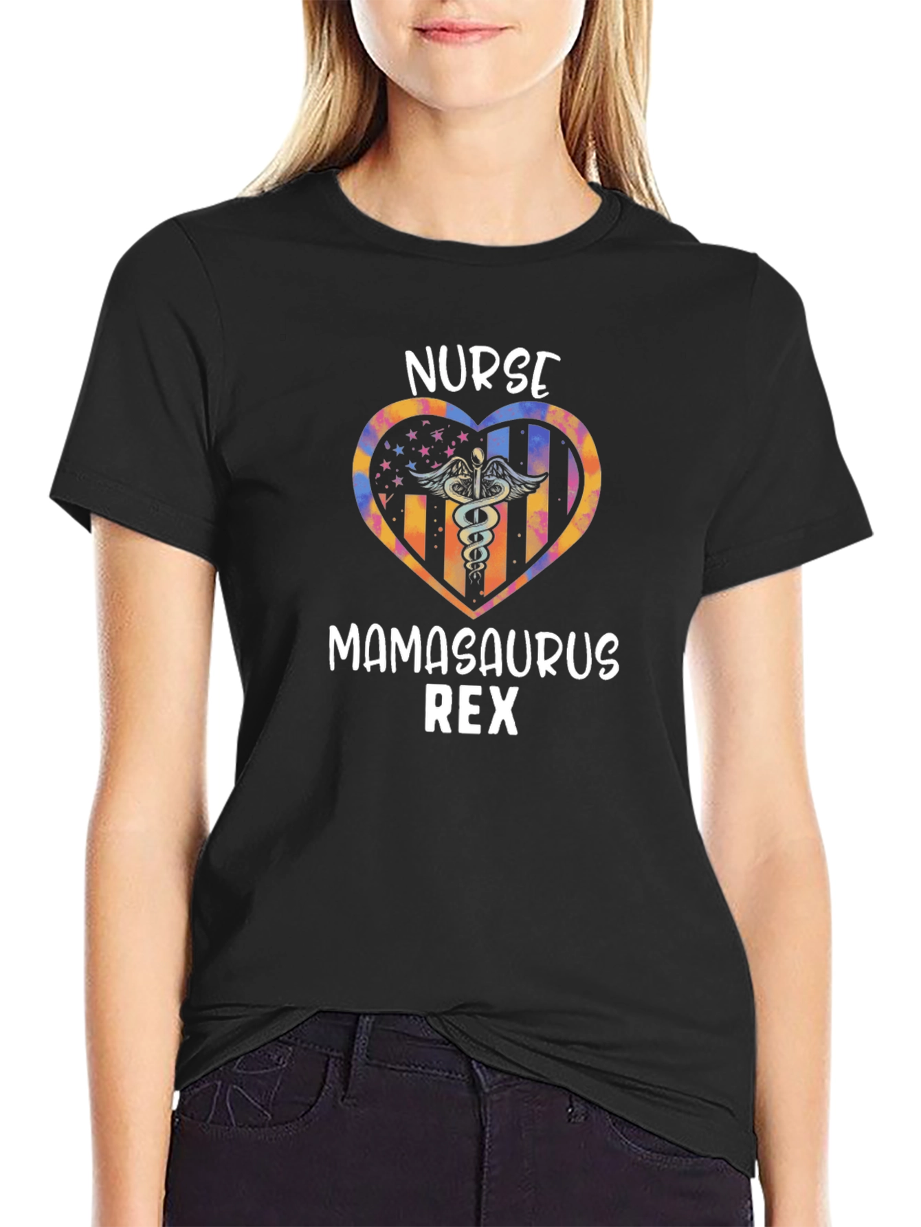 Nurse Mamasaurus Rex T-Shirt - Medical Mom Tee
