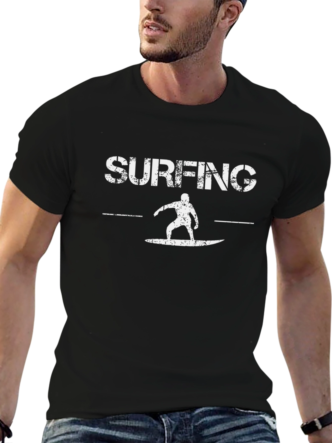 Surfing T-Shirt - Cool Graphic Tee