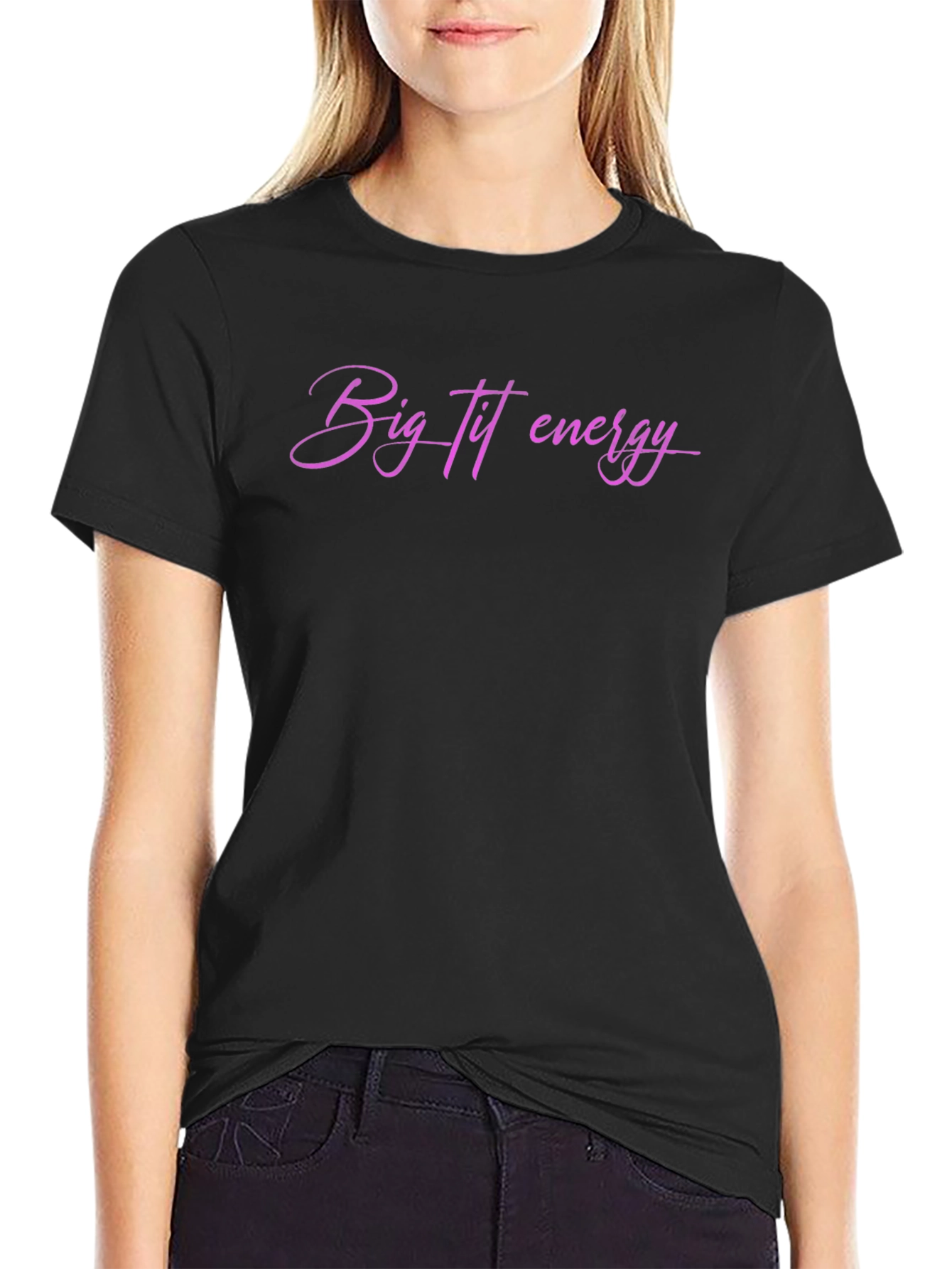 Big Tit Energy Graphic Tee - Black T-Shirt