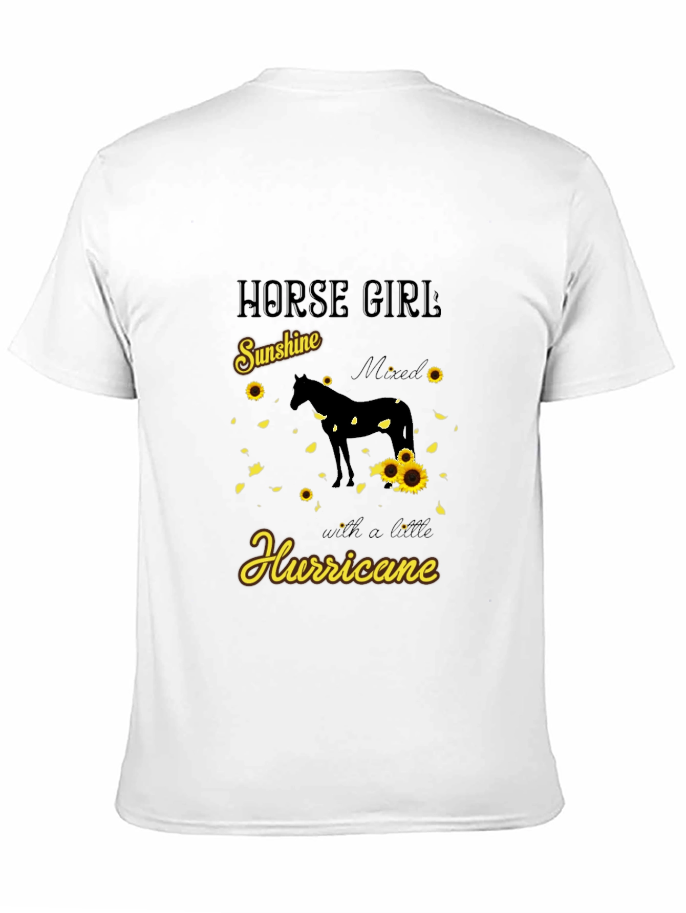 Horse Girl Sunshine Hurricane Graphic Tee