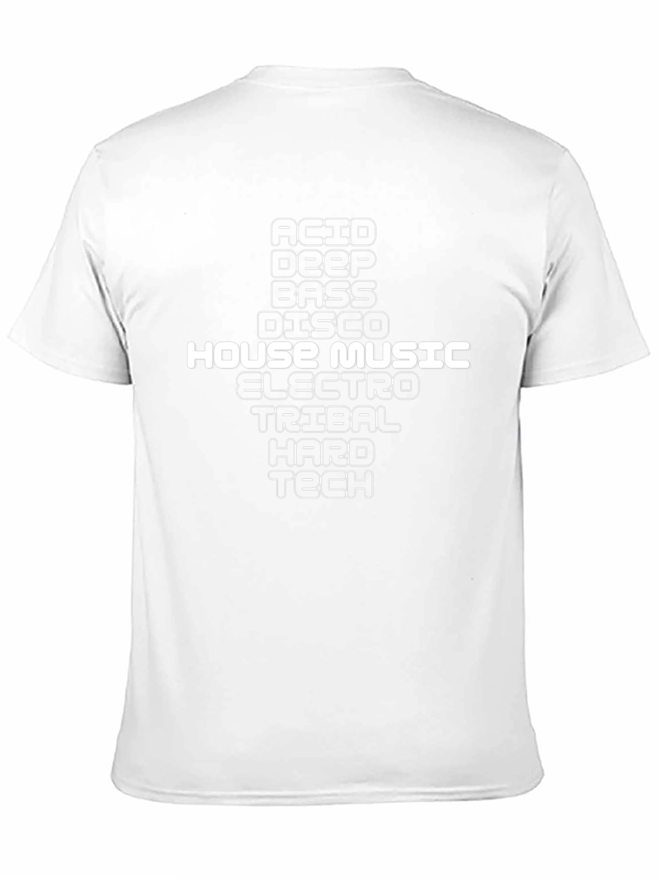 Music Genre Graphic Tee - Black