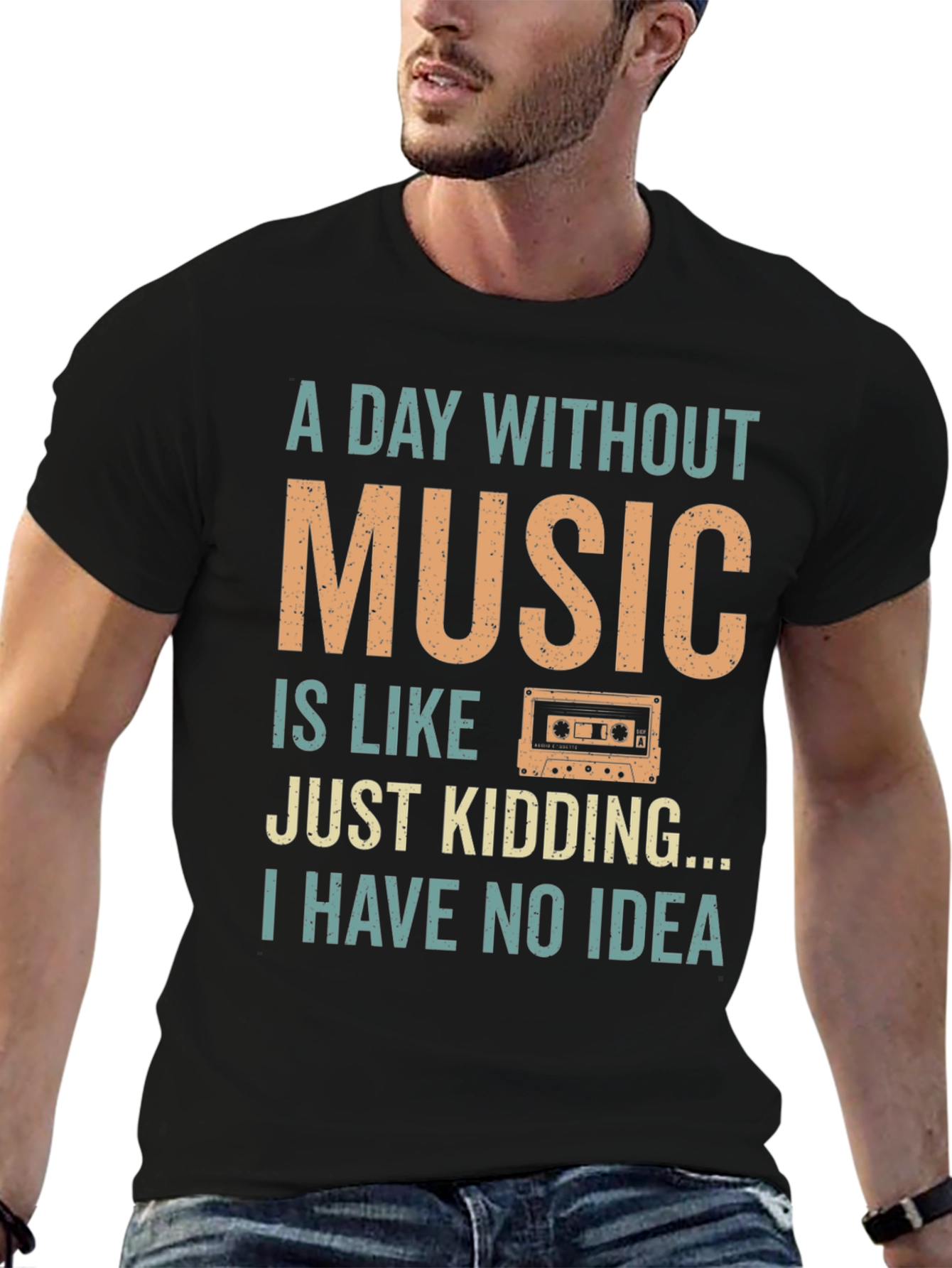 Music Lover T-Shirt - A Day Without Music