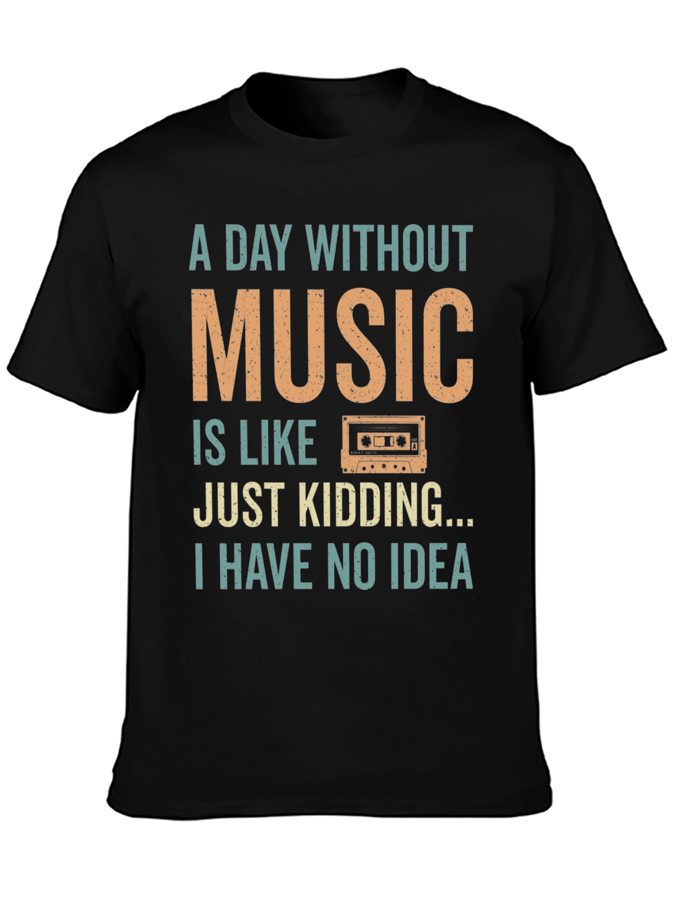 Music Lover T-Shirt - A Day Without Music