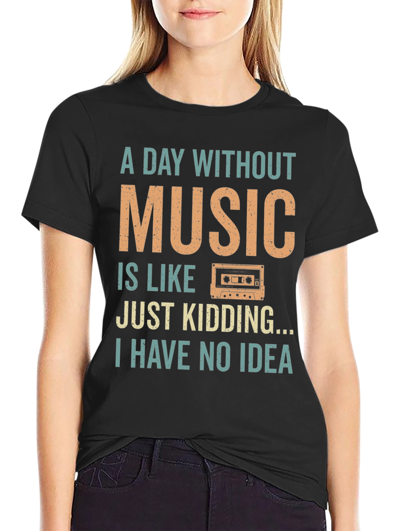 Music Lover T-Shirt - A Day Without Music