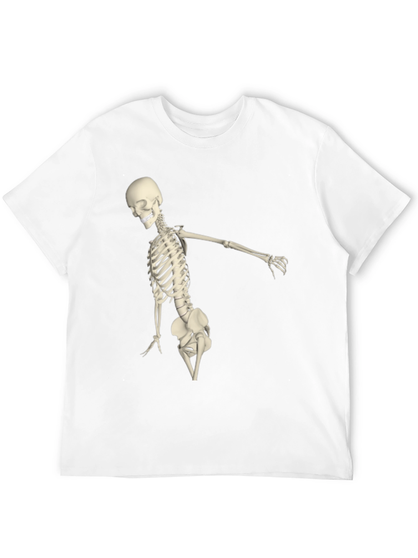 Skeleton Graphic Black Tee