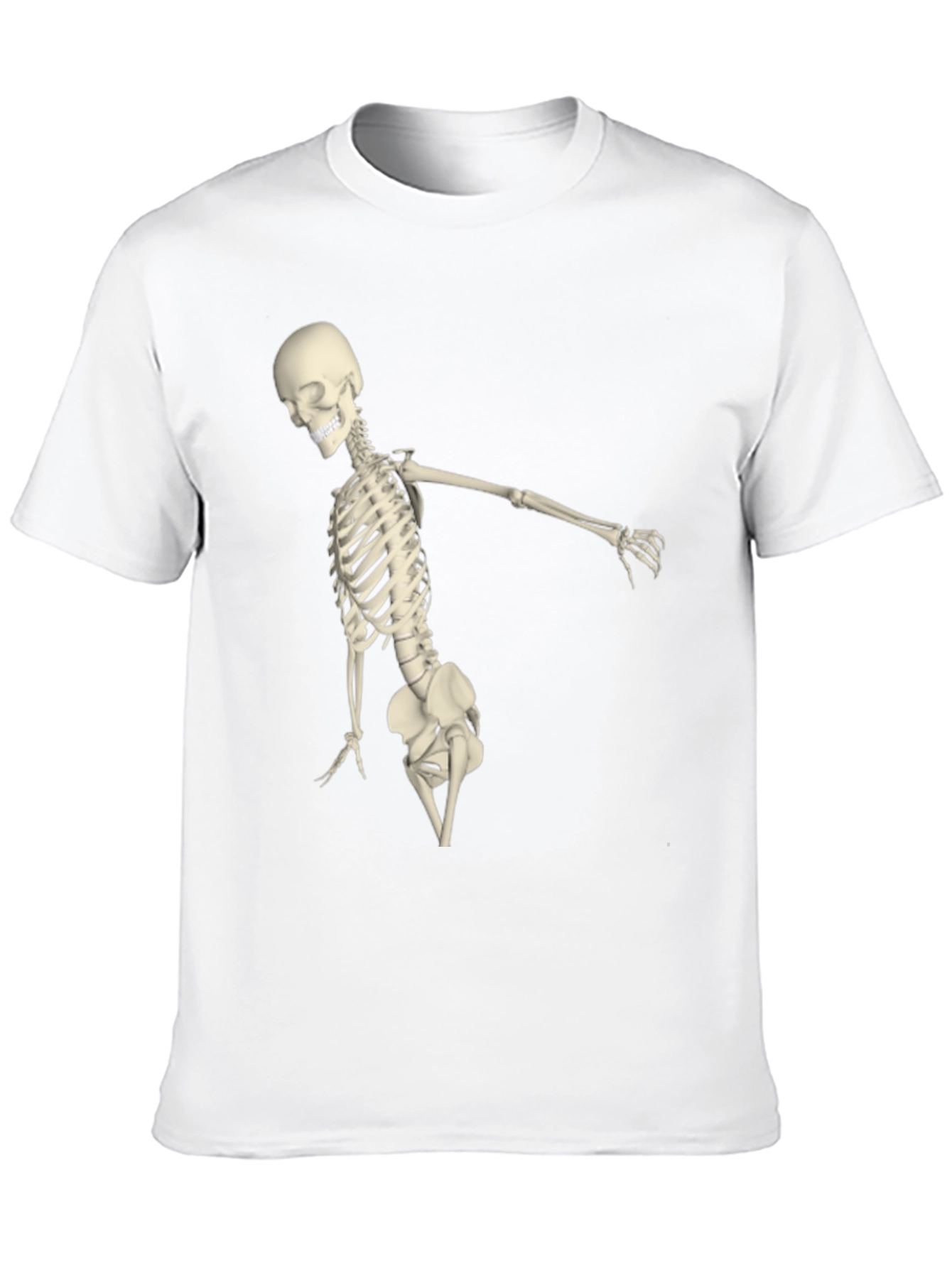 Skeleton Graphic Black Tee