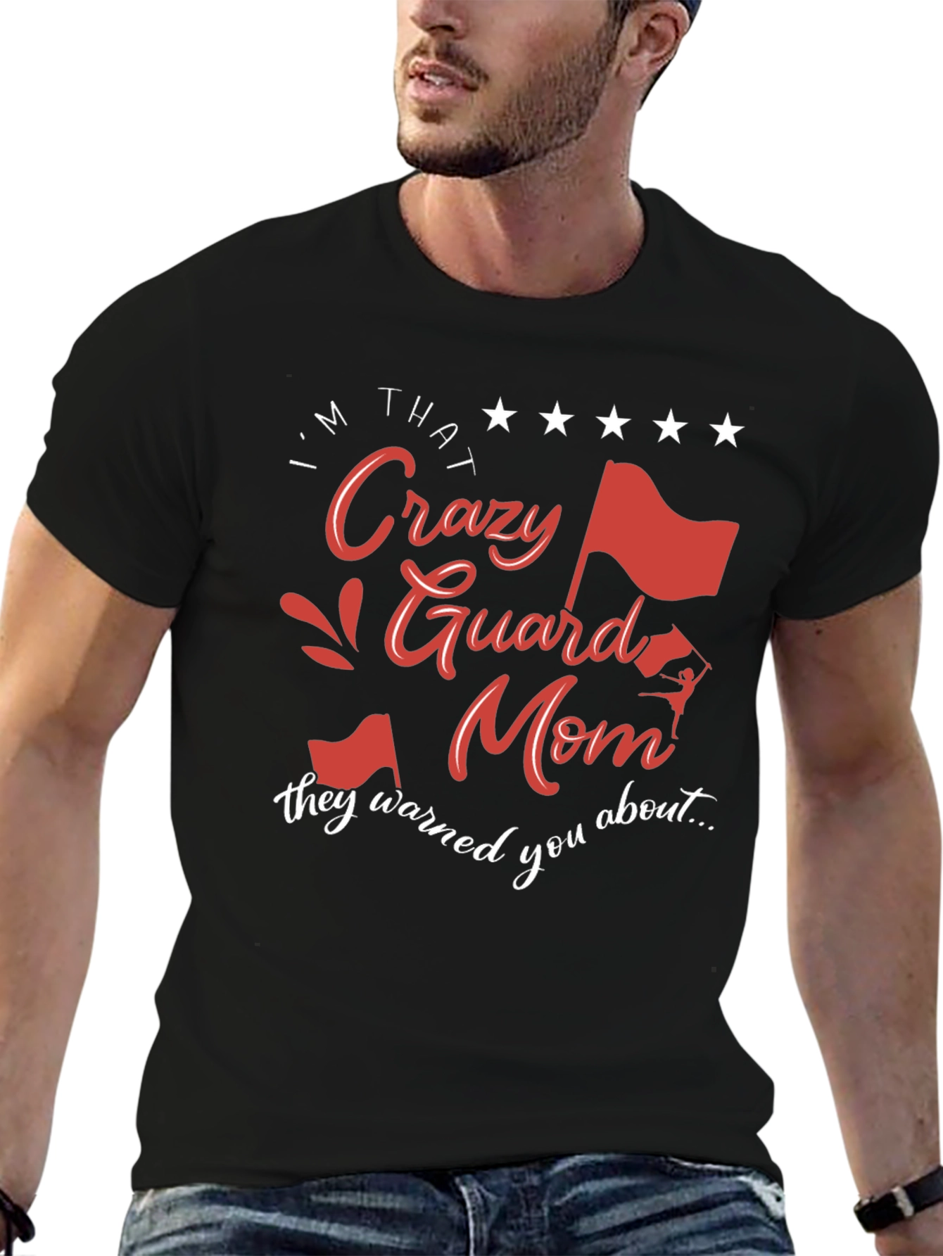 Crazy Guard Mom Graphic Tee