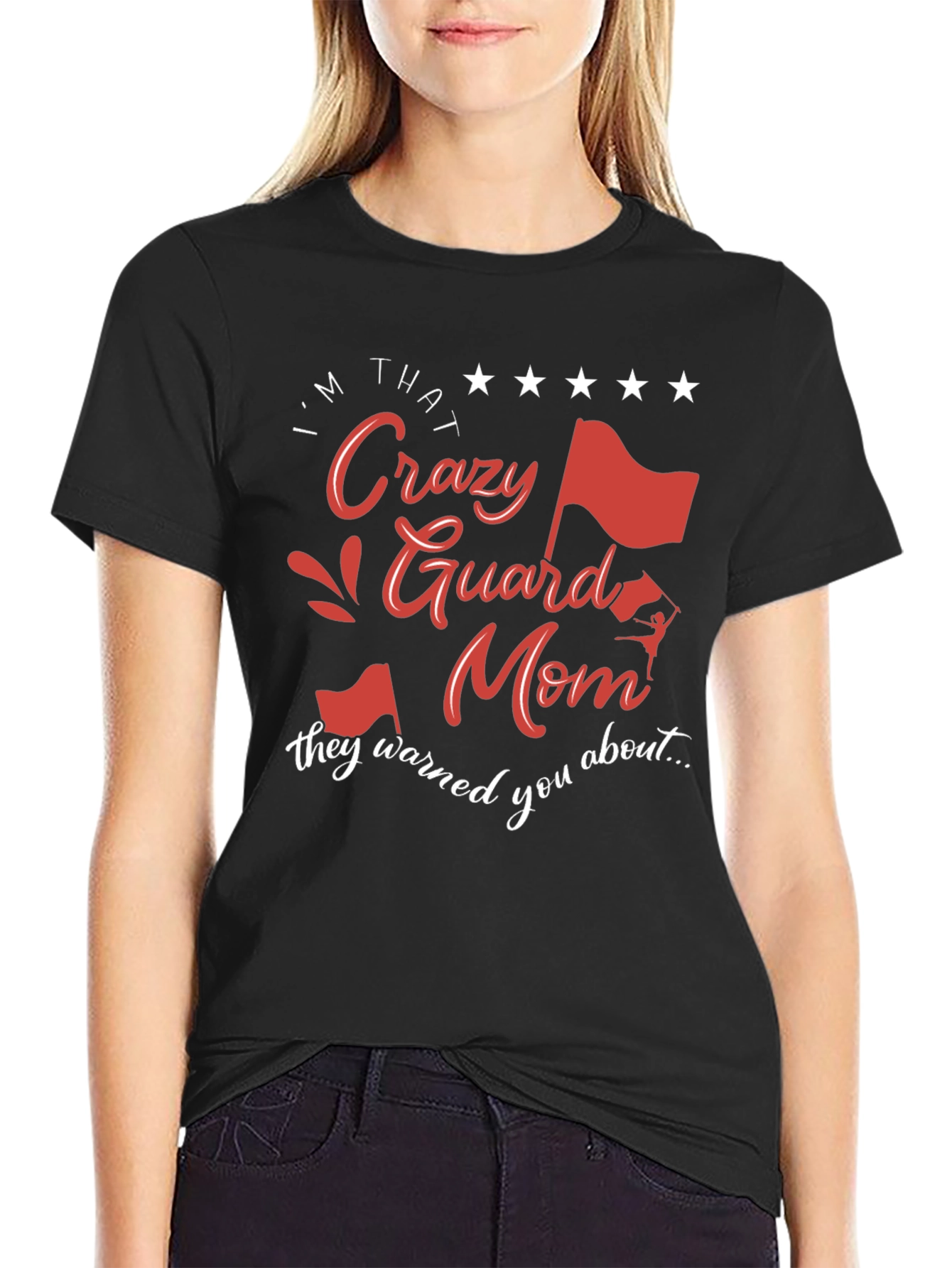 Crazy Guard Mom Graphic Tee