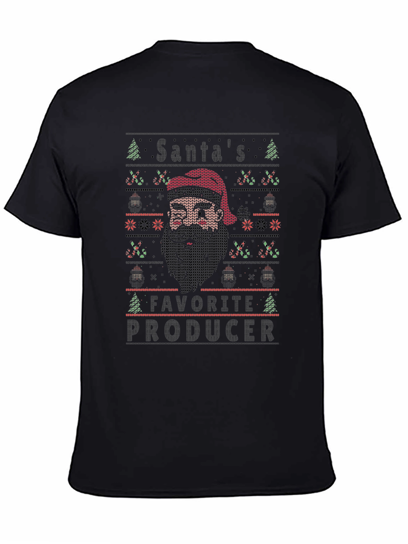 Santas Favorite Producer Christmas T-Shirt