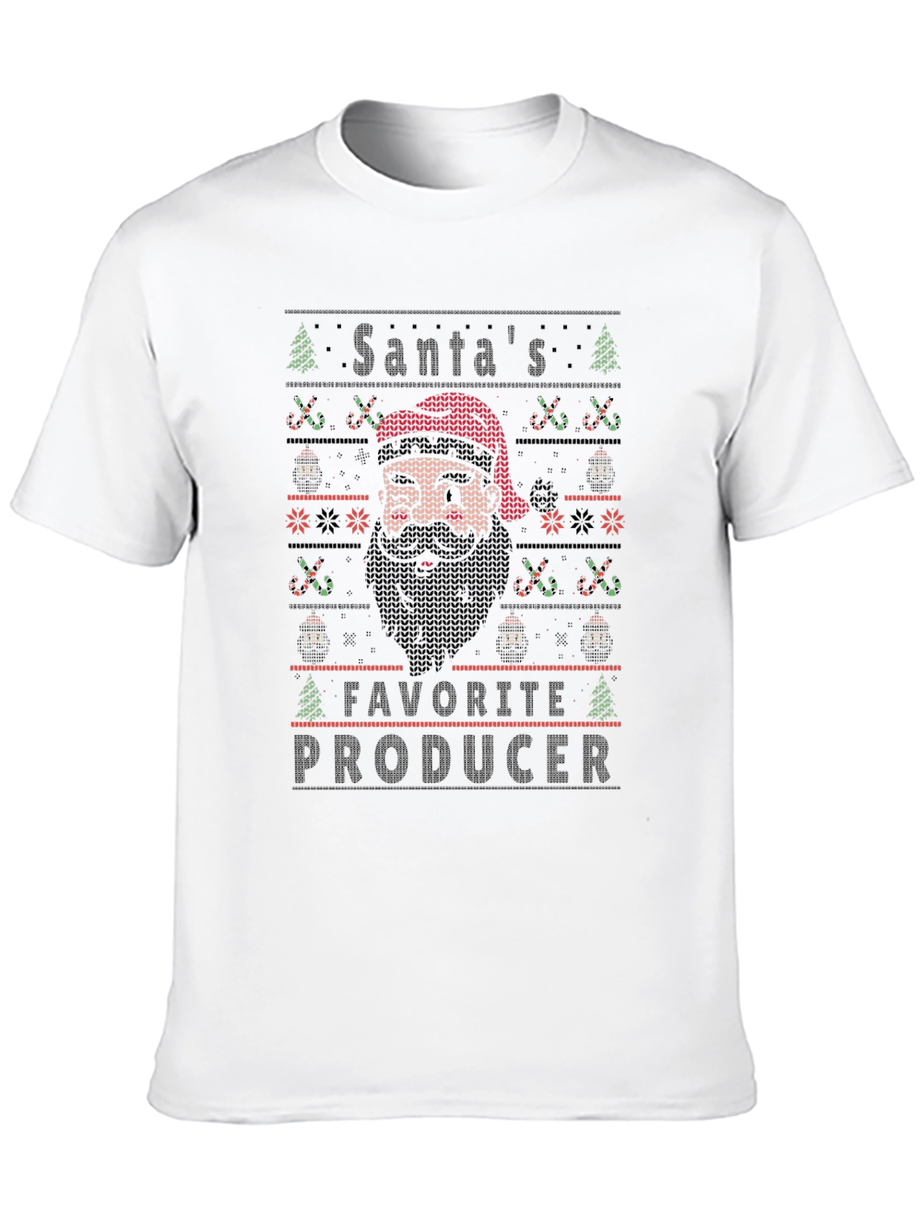 Santas Favorite Producer Christmas T-Shirt